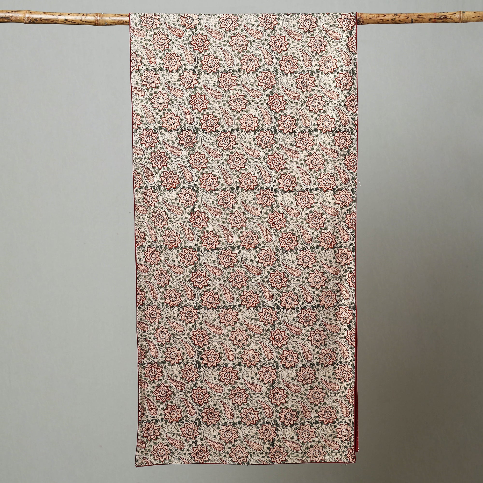 STOLES & SCARVES Beige - Kalamkari Block Printed Cotton Stole 14 - view 2
