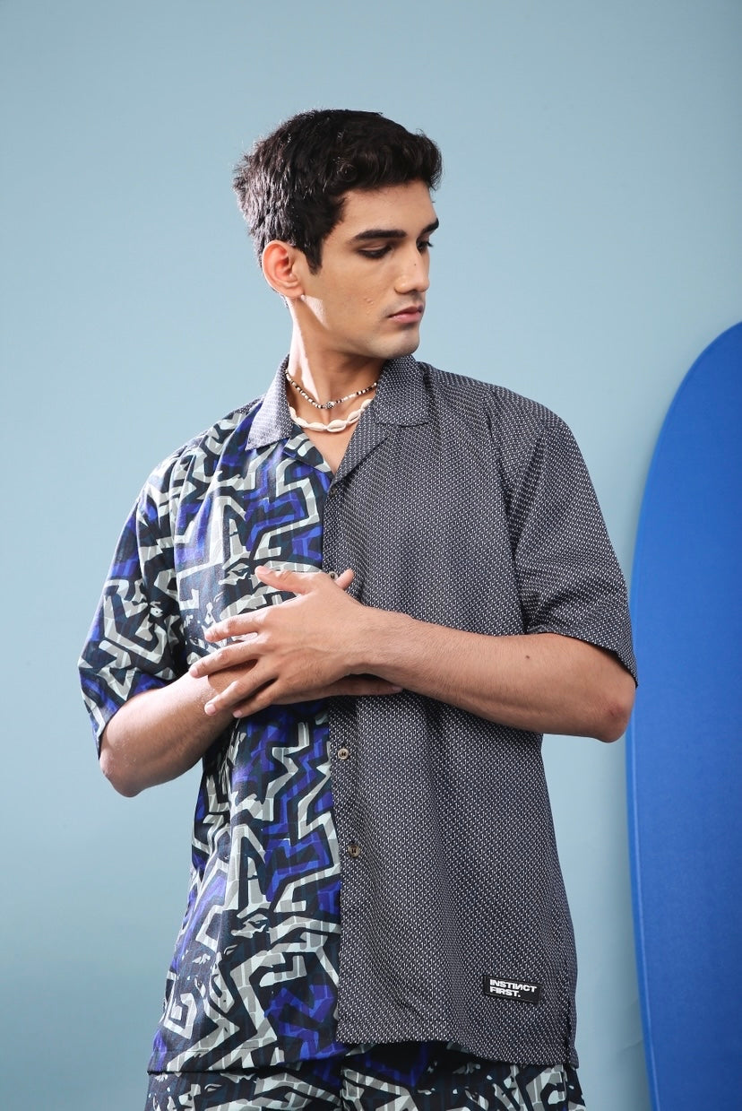 Instinct First Caribbean Oversized Shirt - Resort Wear - view 2