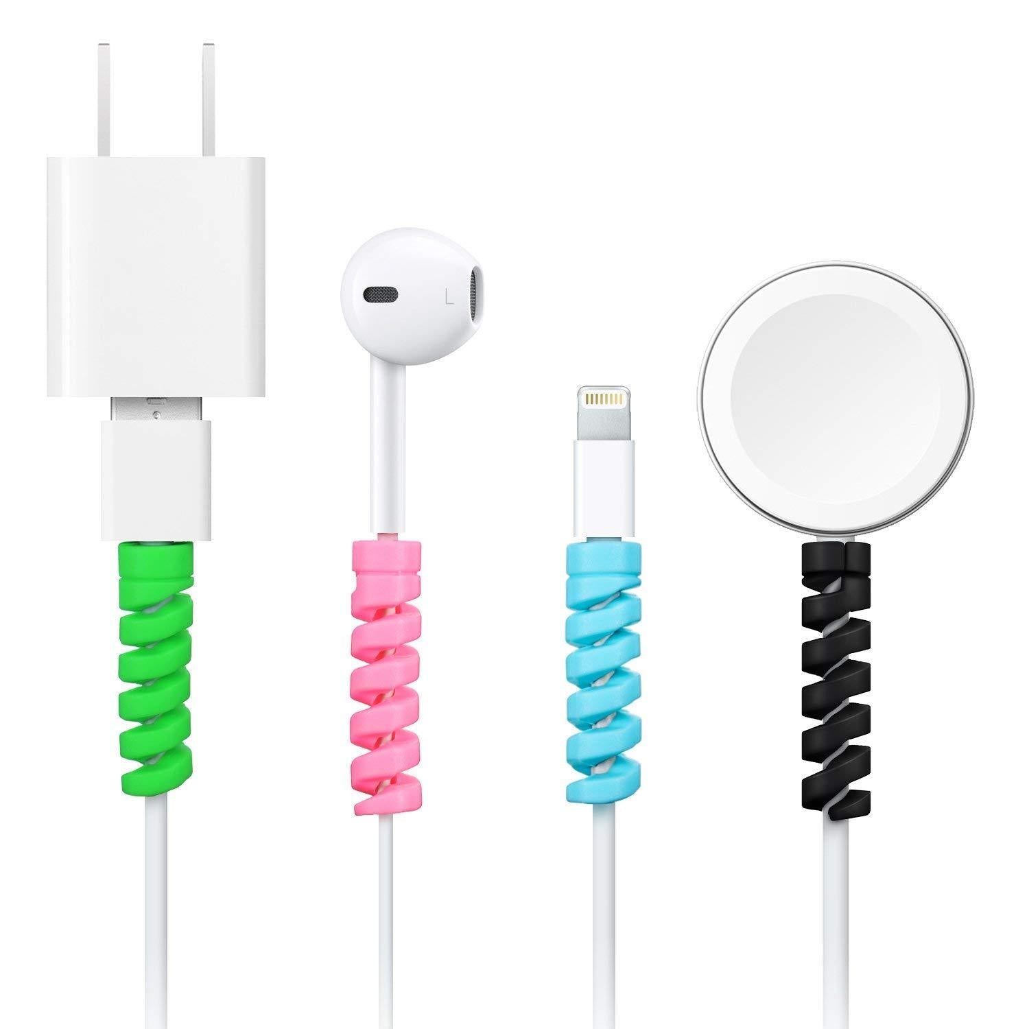 Casebasket Spiral Charger Spring Cable & Wire Protector