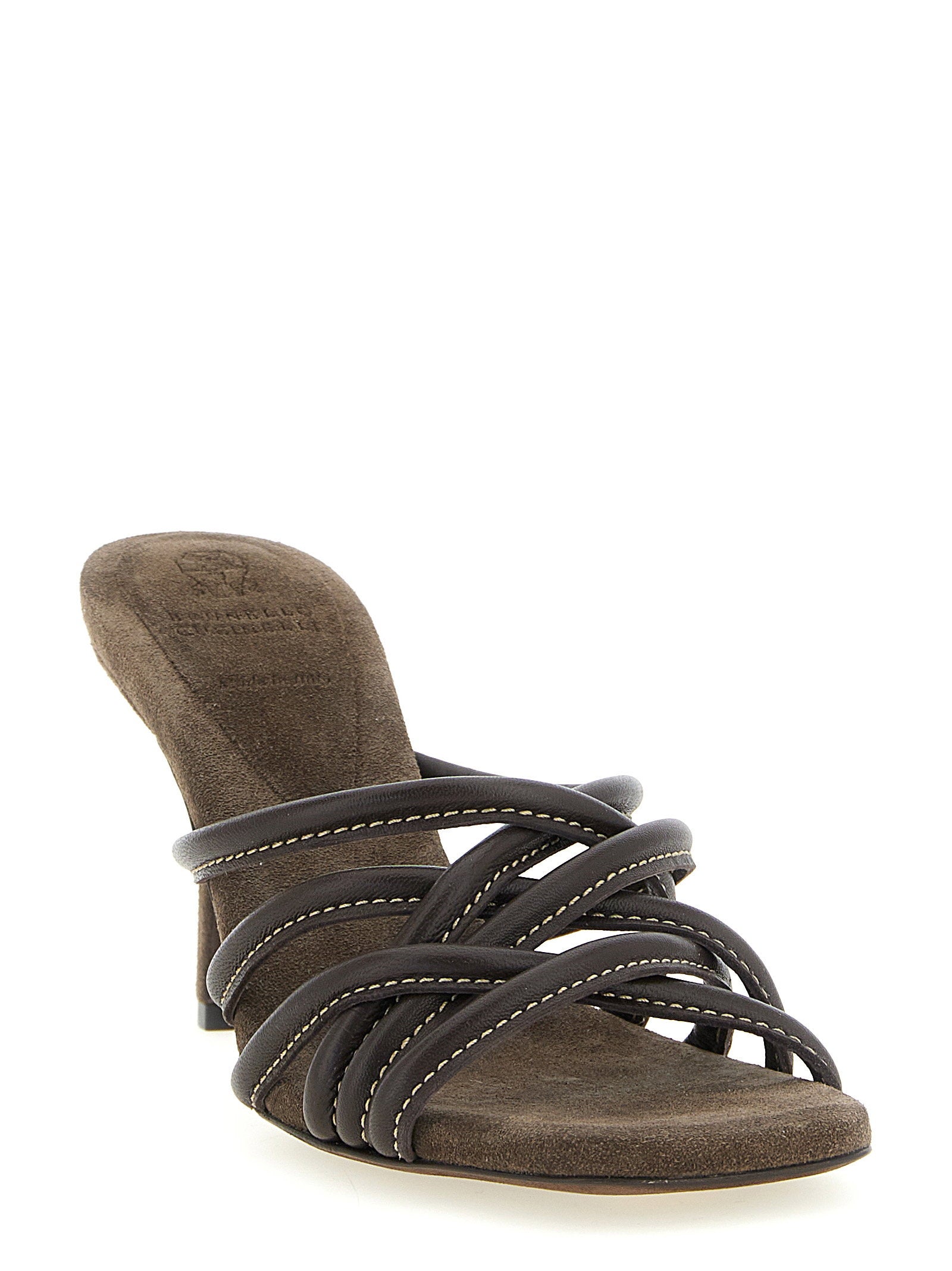 Brunello Cucinelli Leather Sandals – 100% leather - view 2