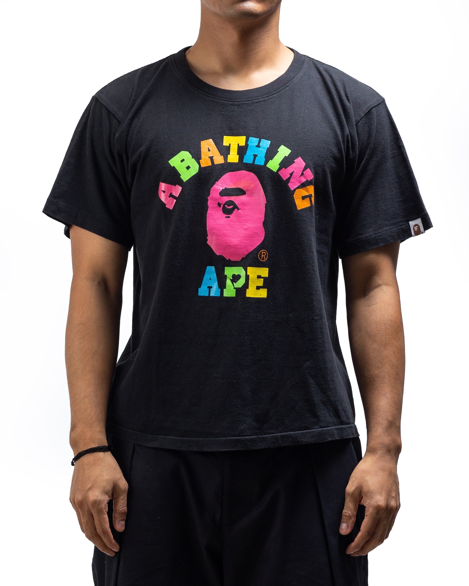 AAPE BY BATHING APE Bape Multi Camo T-Shirt - Black