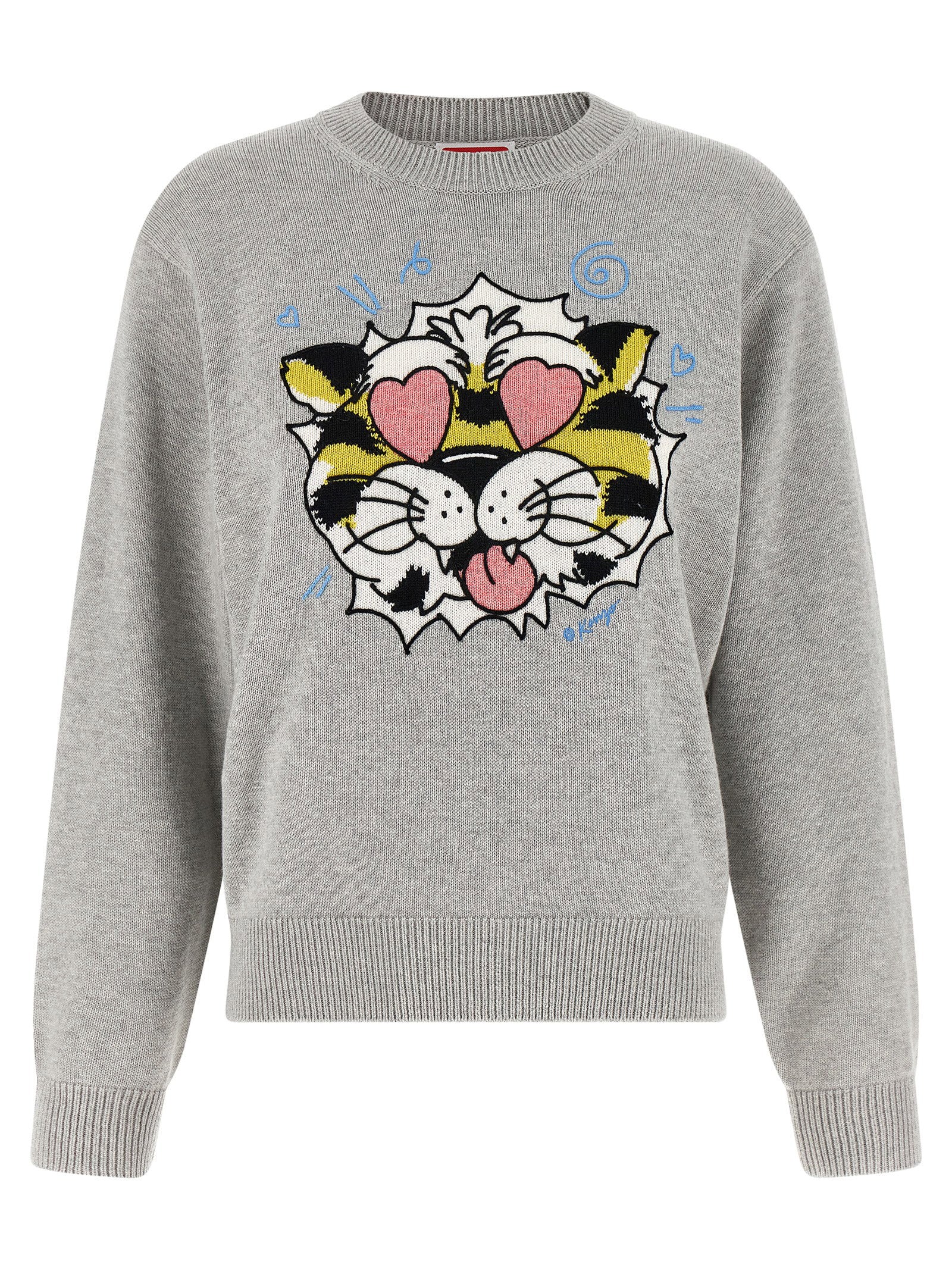 Kenzo Wild Tiger Sweater – 55% wool, 45% cotton