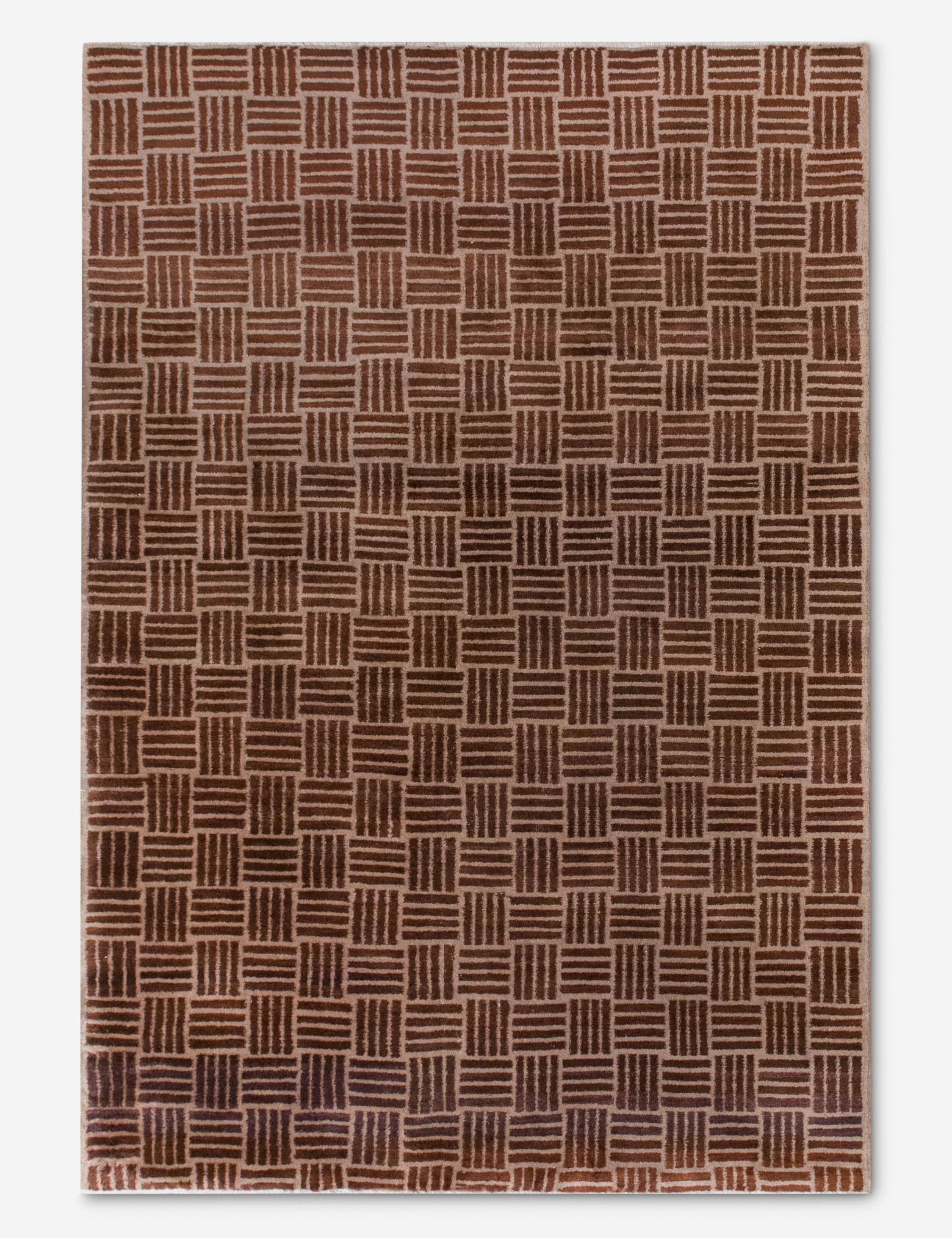 Lulu and Georgia Vintage Turkish Hand-Knotted Wool Rug No. 542, 6'6" x 9'5"