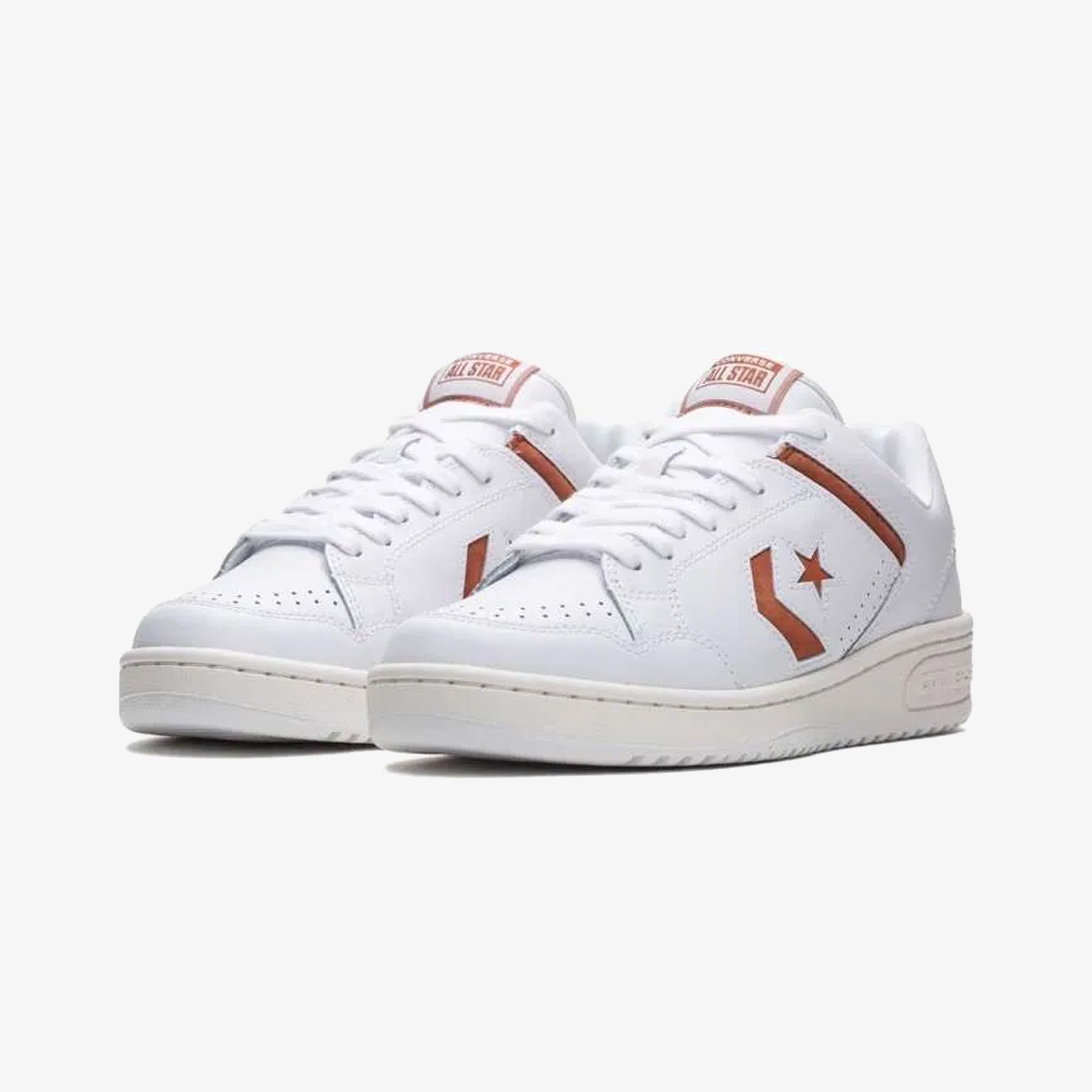 Converse | WEAPON LEATHER { WHITE/RED - view 3