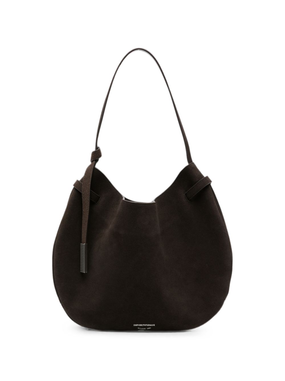 Emporio Armani Suede Leather Shoulder Bag – 100% Bovine Leather