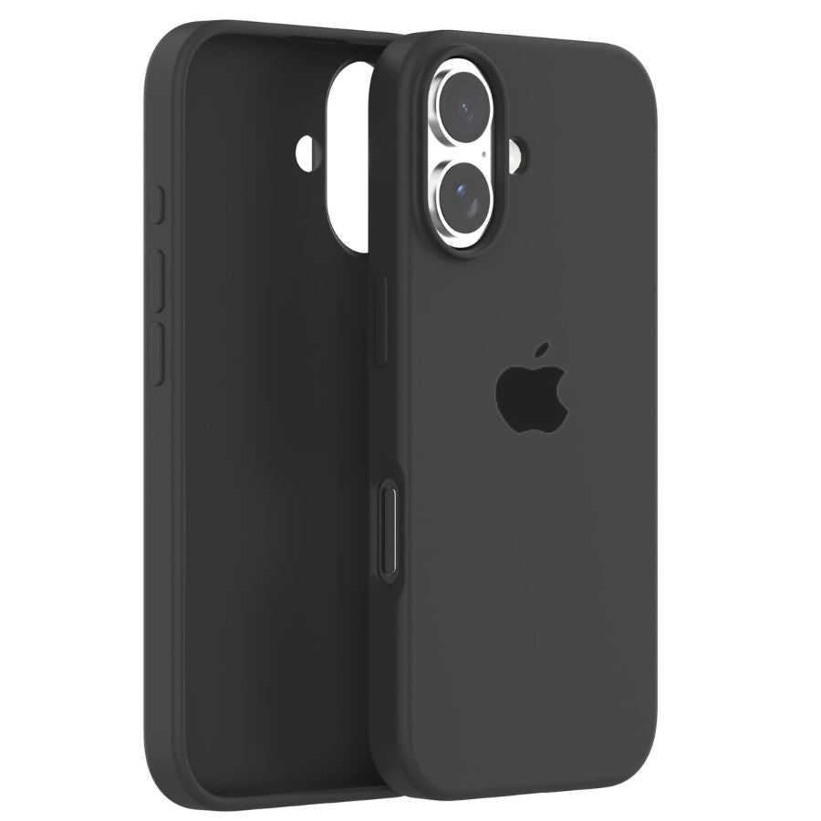 KShop iPhone 16 Plus Silicone Case - Black
