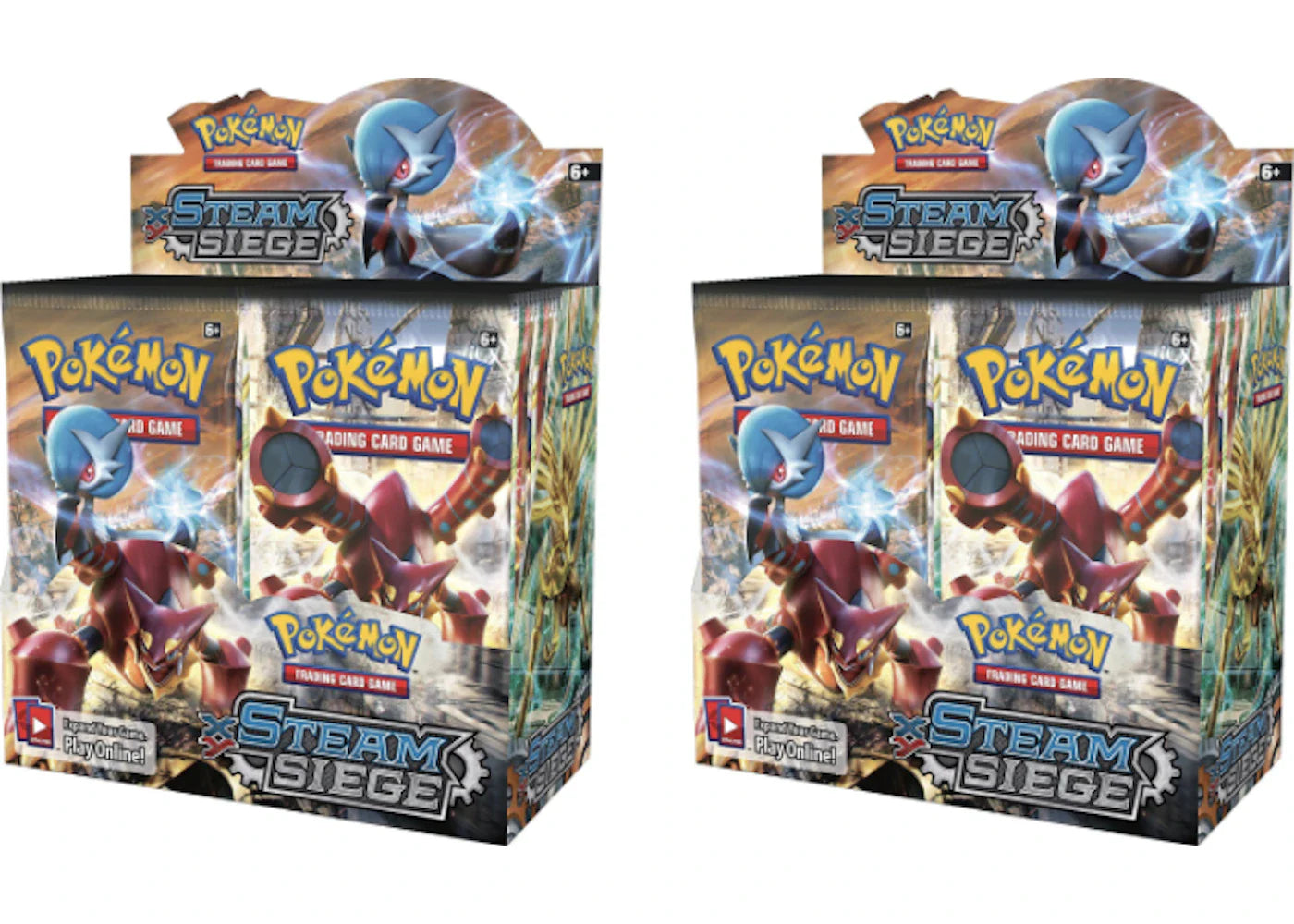 Pokémon 2016 Pokemon XY Steam Siege Booster Box 2X Lot