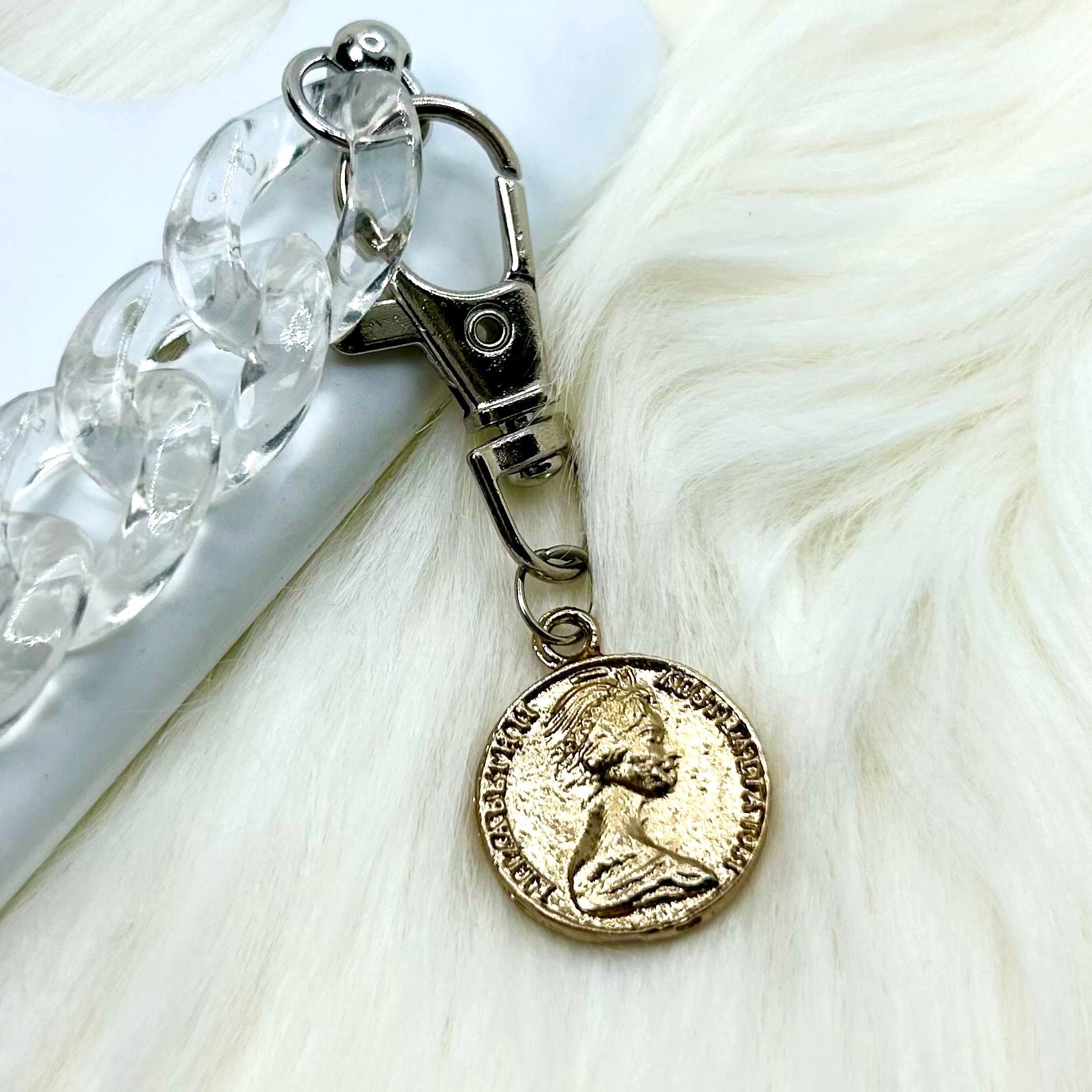 Casebasket Antique Coin Phone Charm