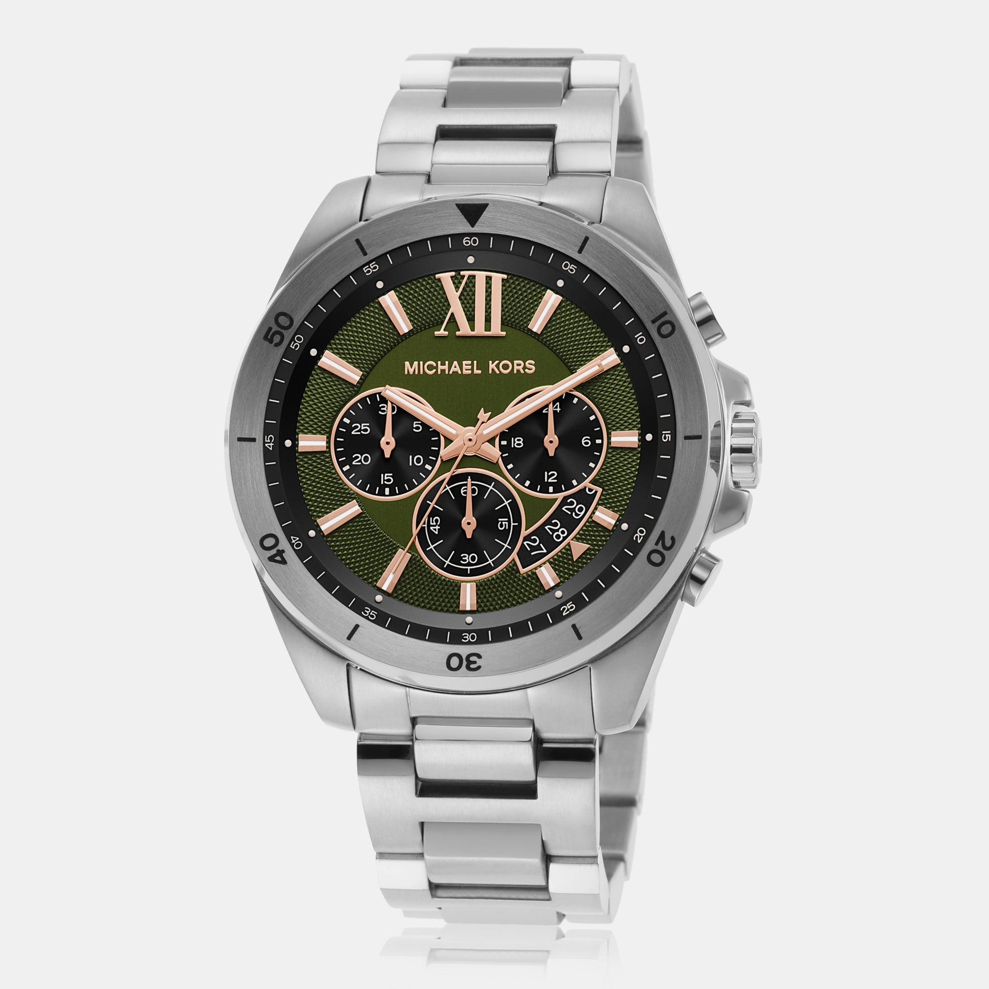 Michael Kors Brecken Men Quartz Green Dial Chronograph Stainless Steel Watch MK8984 - view 2
