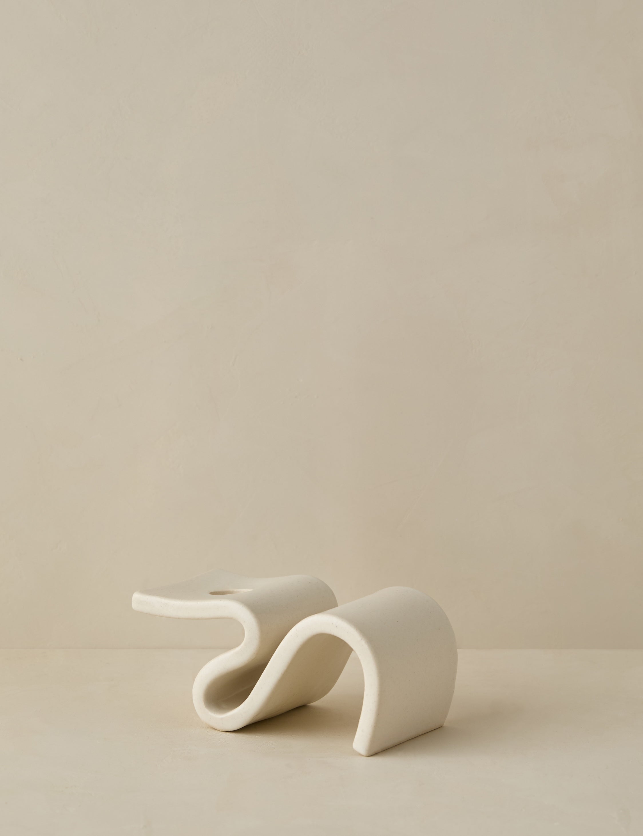 Lulu and Georgia Wei Candleholder by SIN – Cream - view 2