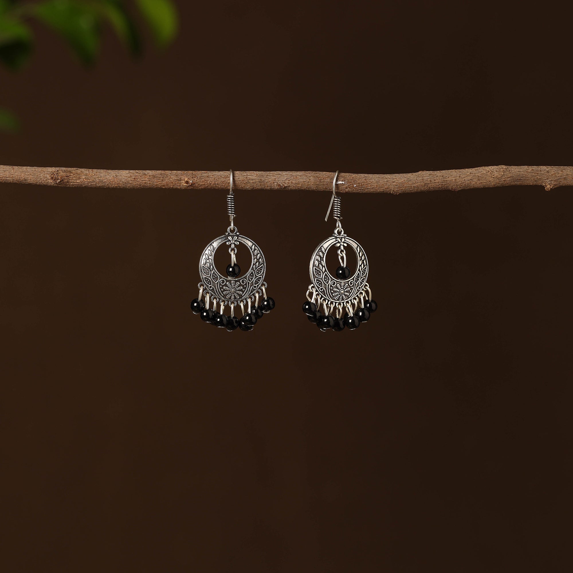 JALPARI Barkha German Silver Earrings