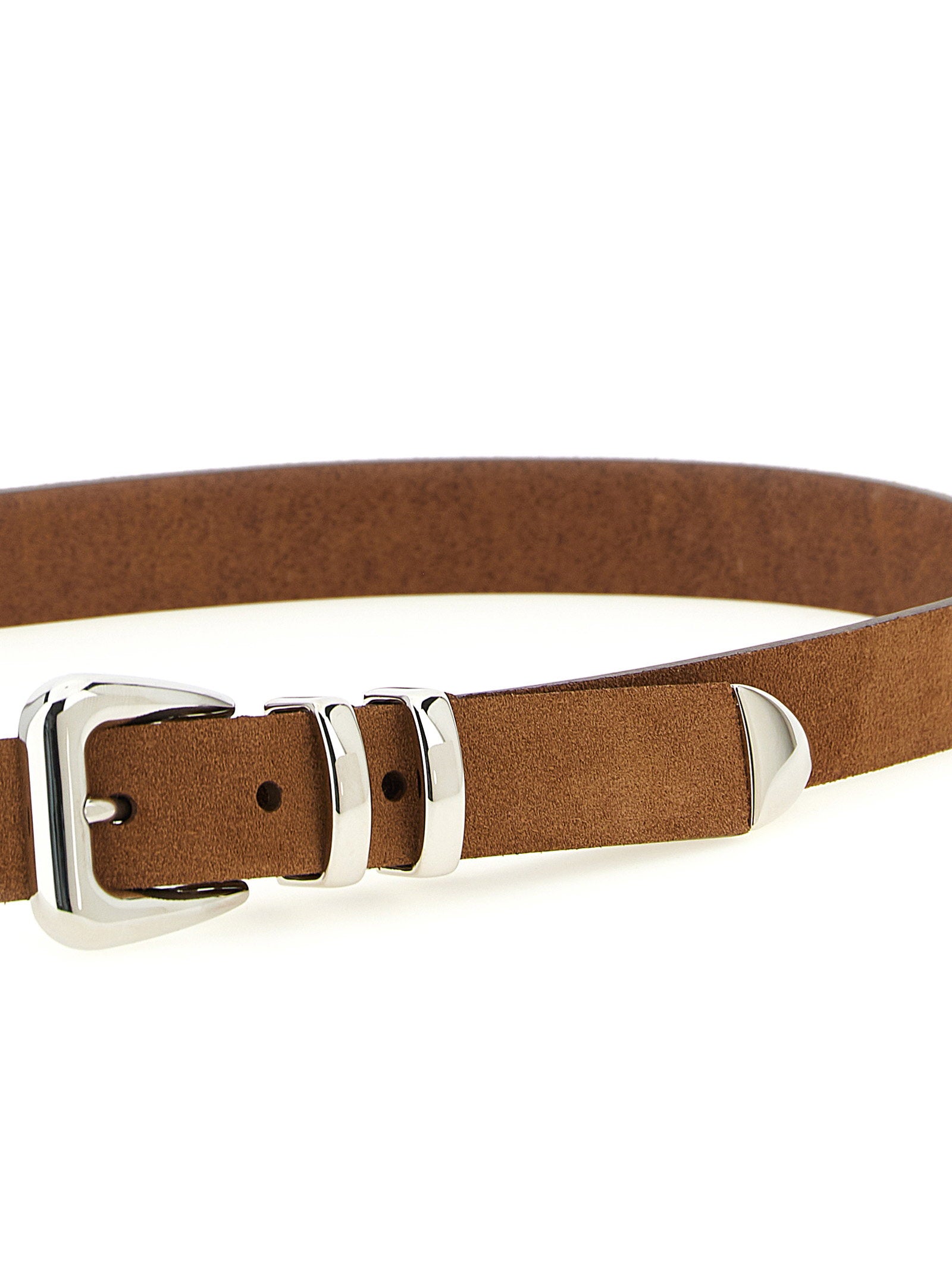 Brunello Cucinelli Metal Toe Cap Belt - view 3