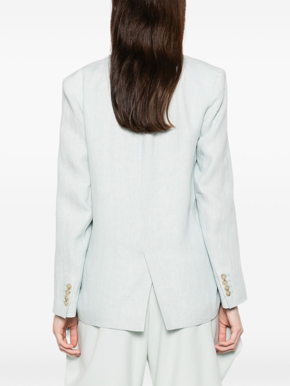 Forte Forte Linen single-breasted jacket – 100% Fabric - view 5
