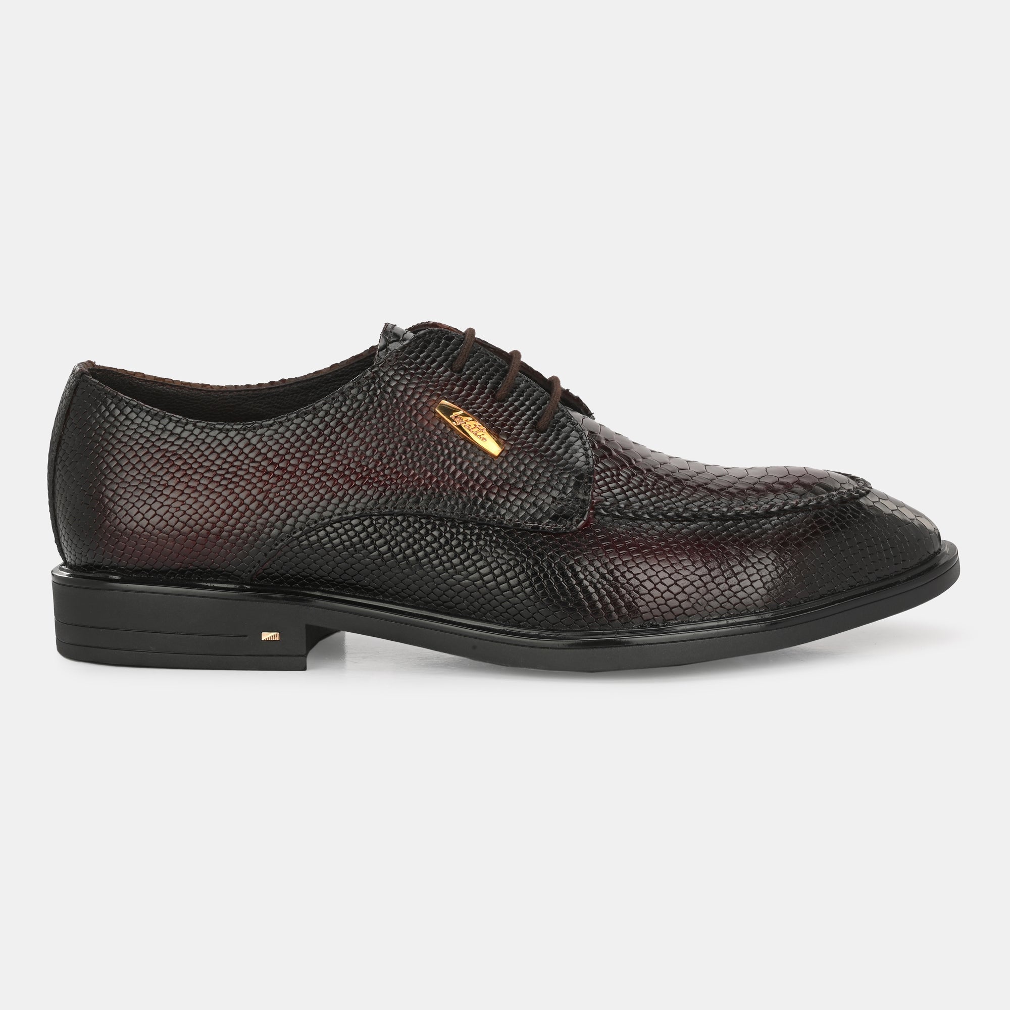 Cherry Textured Lace-Up Shoes by Lafattio - view 4