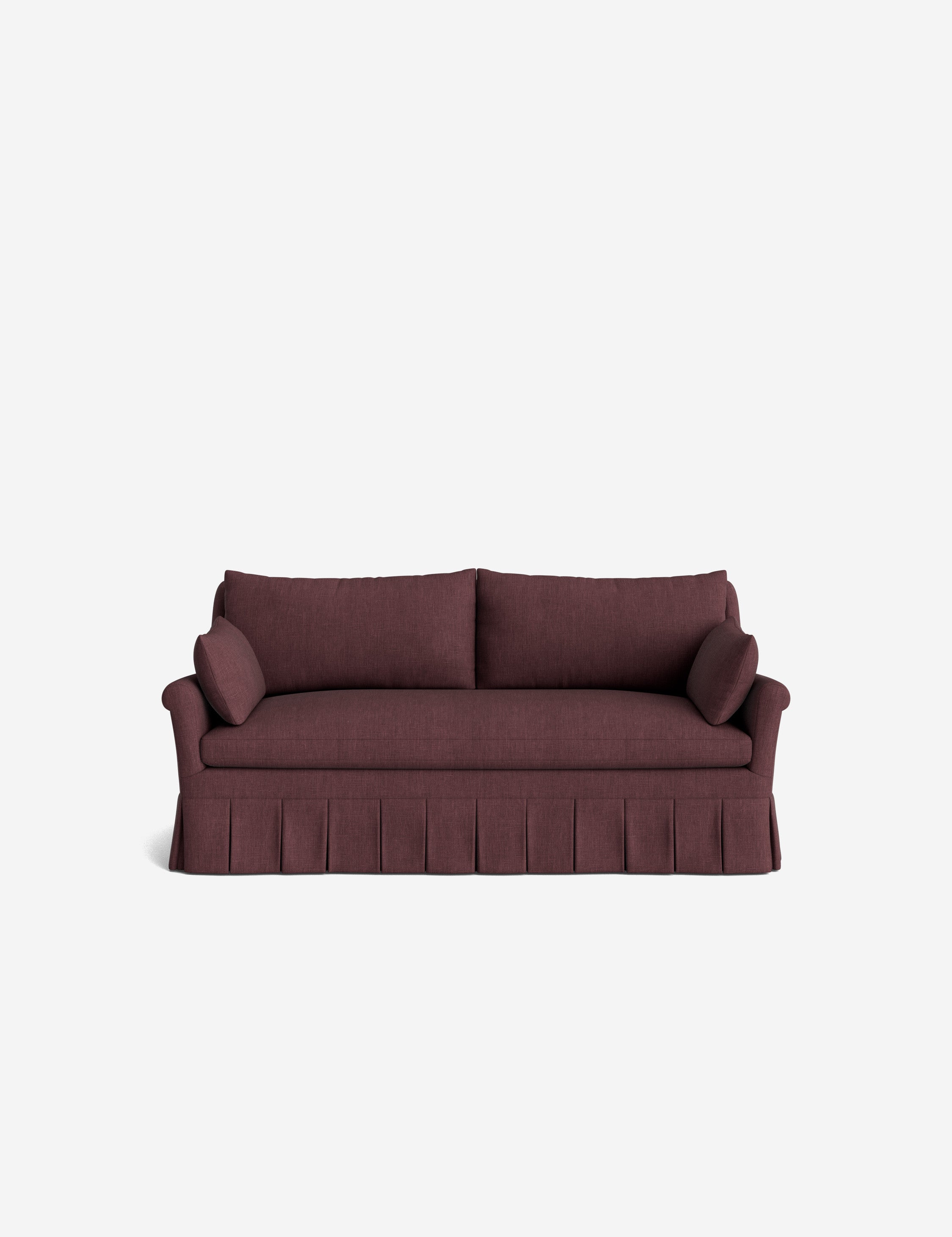 Lulu and Georgia Portola Rolled Arm Pleated Sofa - view 145
