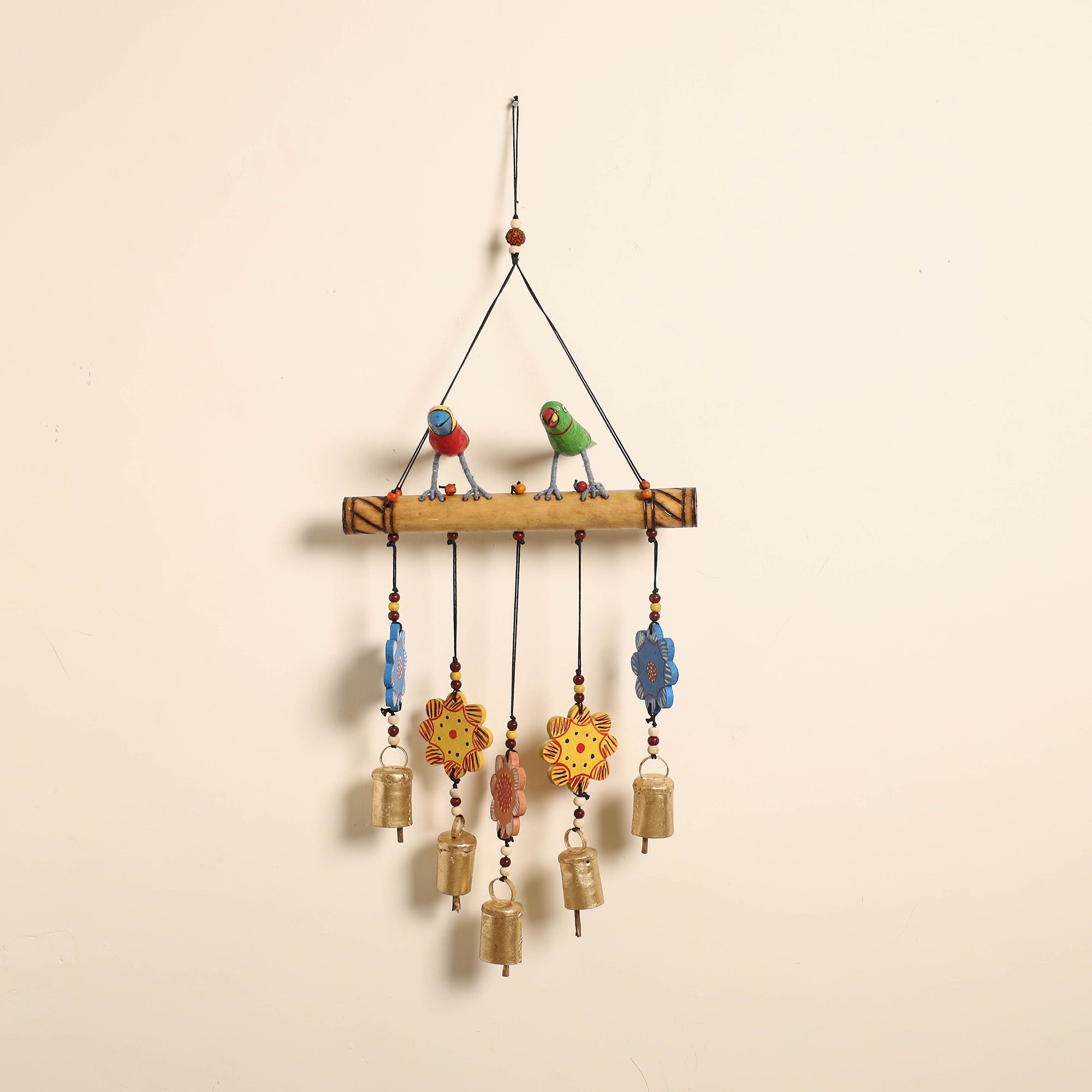 ITOKRI CRAFTS INITIATIVE Bird - Hand-Carved Wooden Home Decor Hanging 01