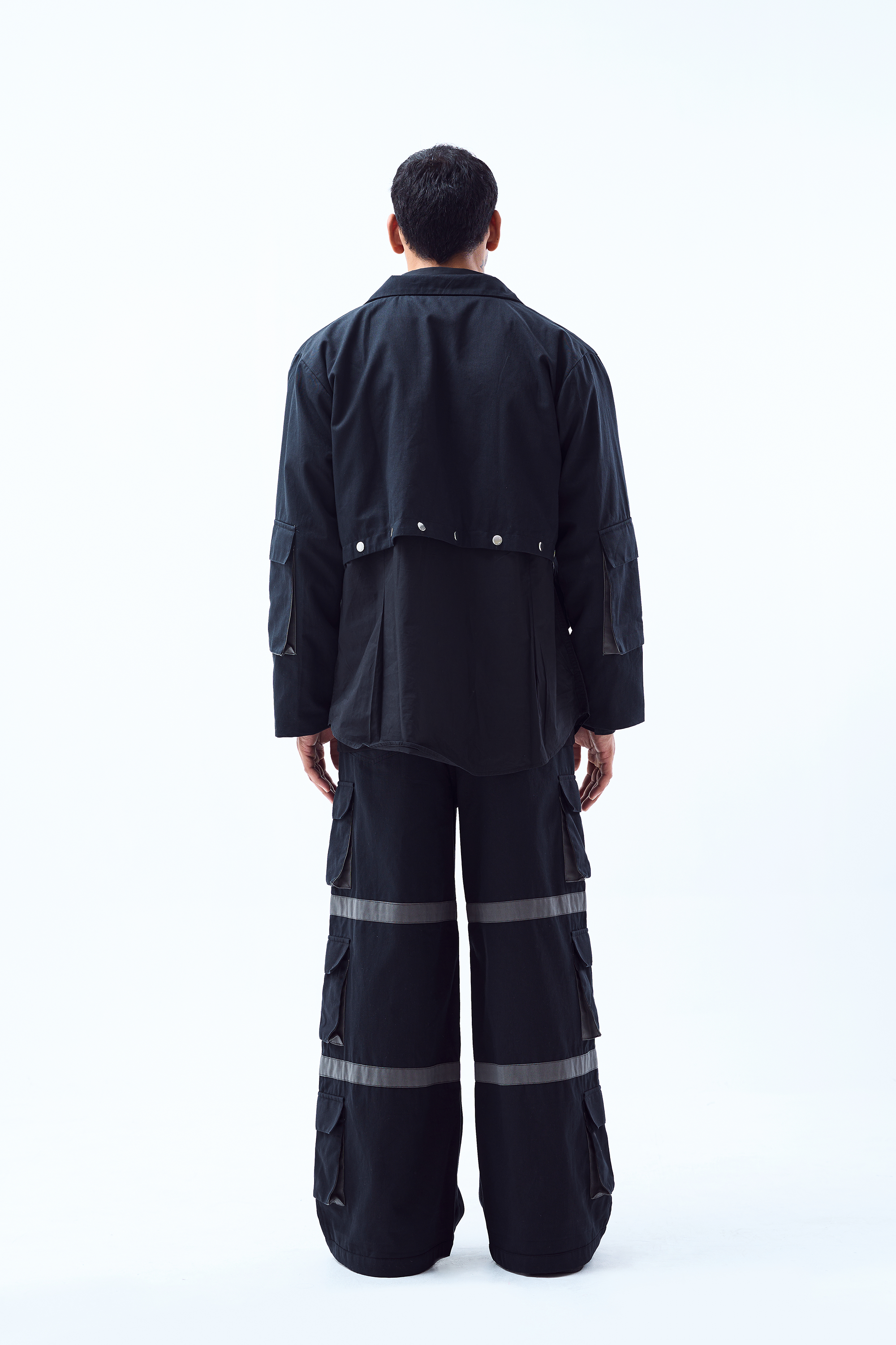 THNWHN Midnight Pleated Pants - view 4