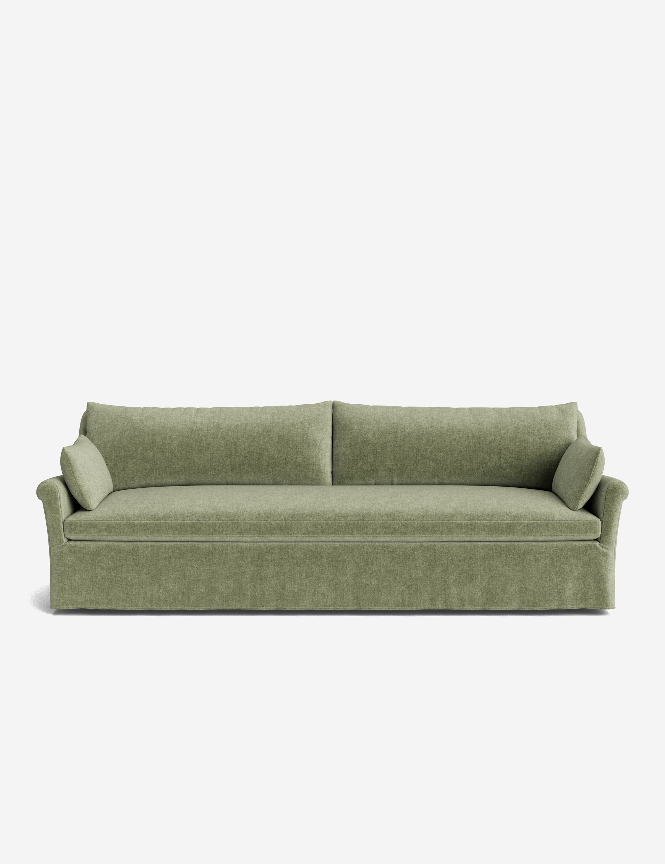 Lulu and Georgia Portola Rolled Arm Slipcover Sofa - view 6