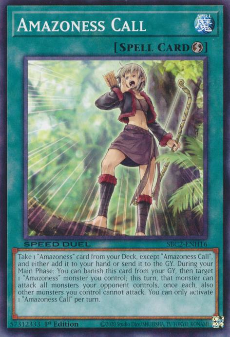 Yu-Gi-Oh! Amazoness Call - SBC2-ENH16 - Common - 1st Edition
