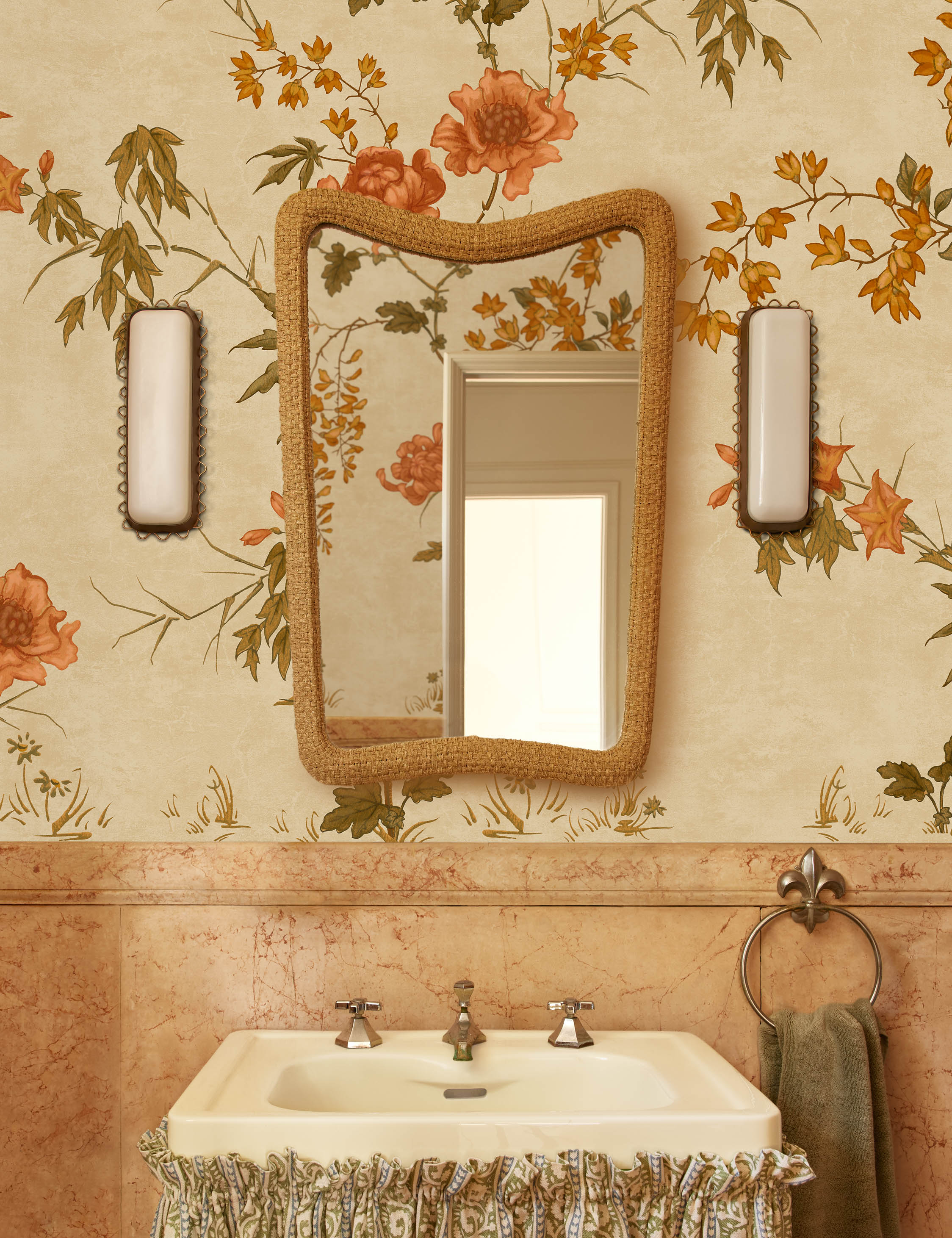 Lulu and Georgia Anora Mirror – Natural - view 2