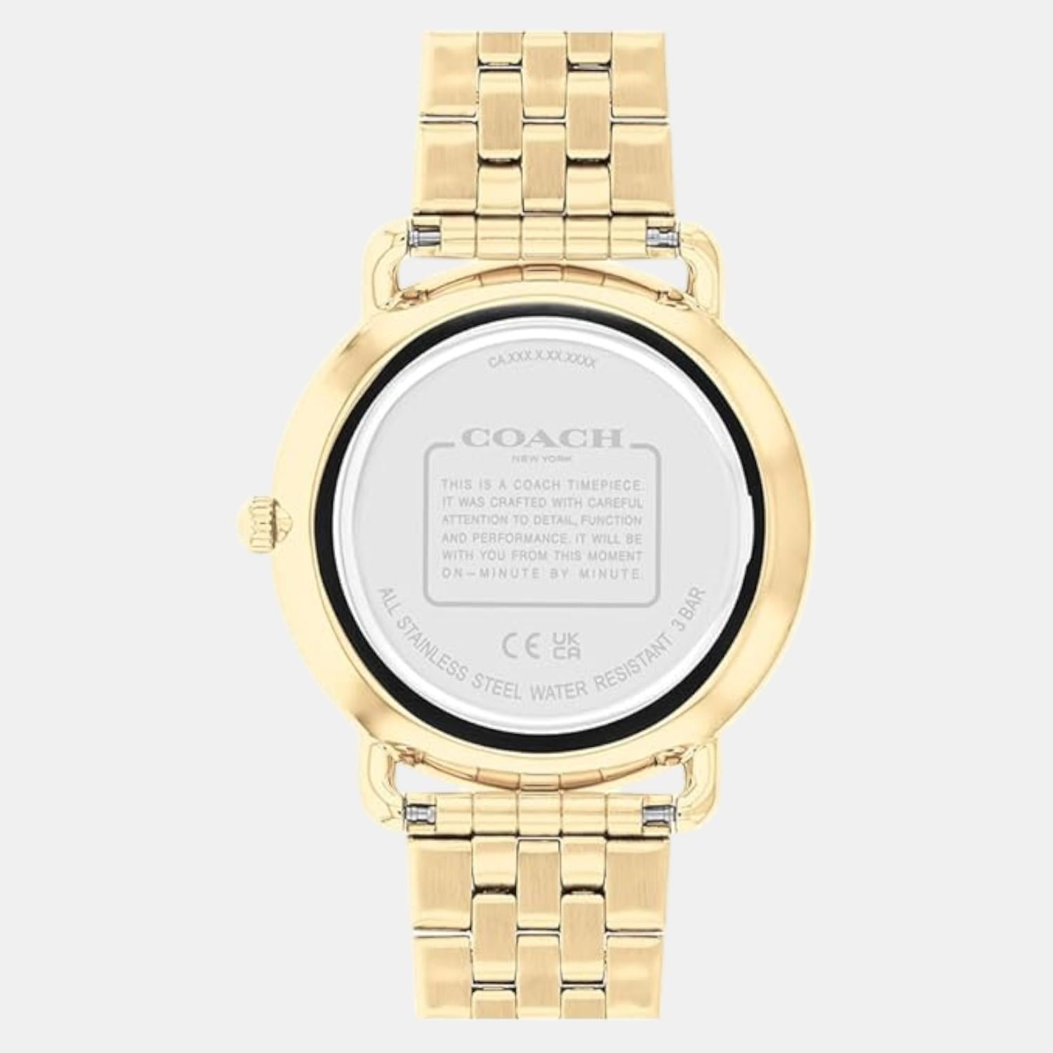 Coach Elliot Men Quartz Black Dial Analog Stainless Steel Watch 14602669 - view 3