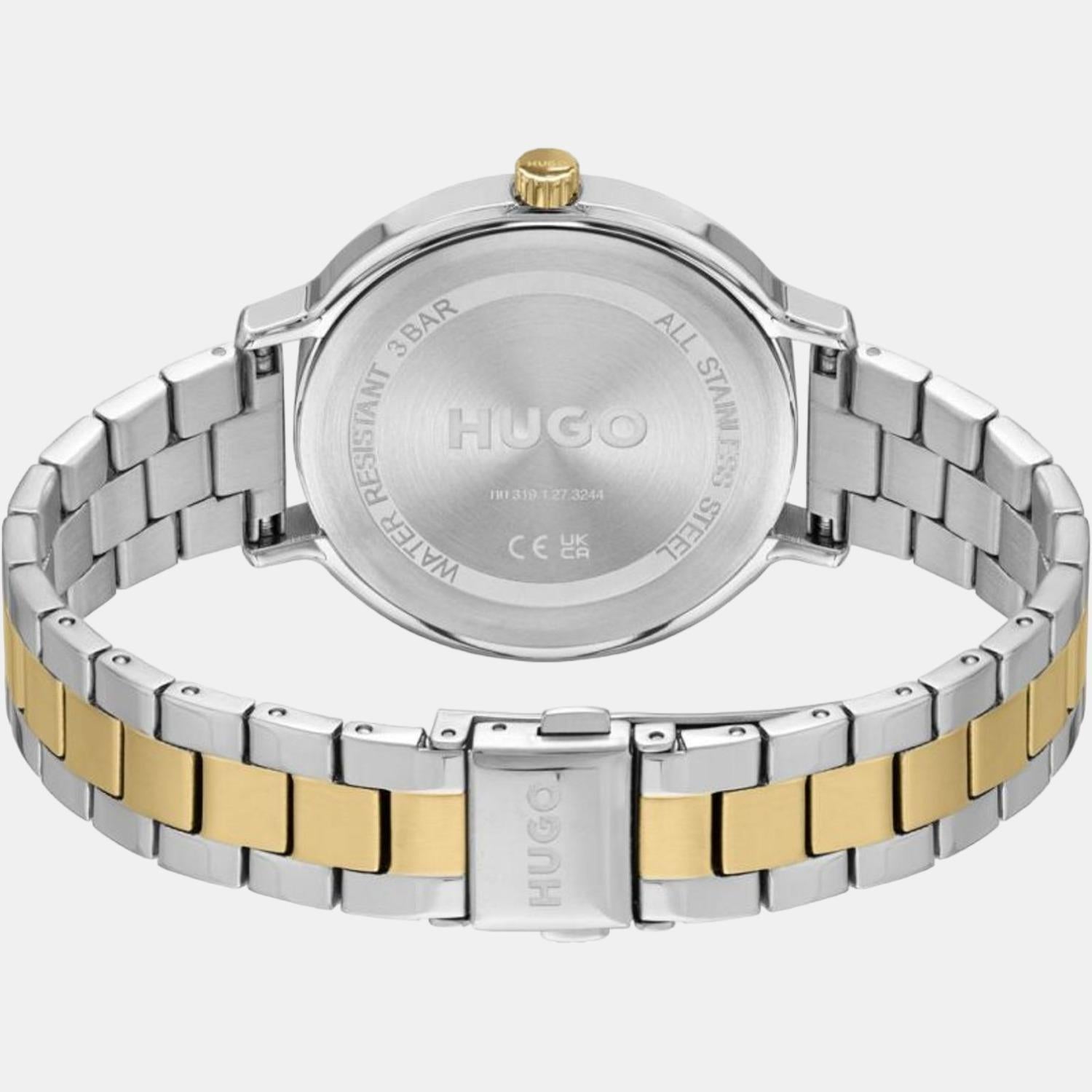 Boss Edgy Women Quartz Grey Dial Chronograph Stainless Steel Watch 1540112 - view 2