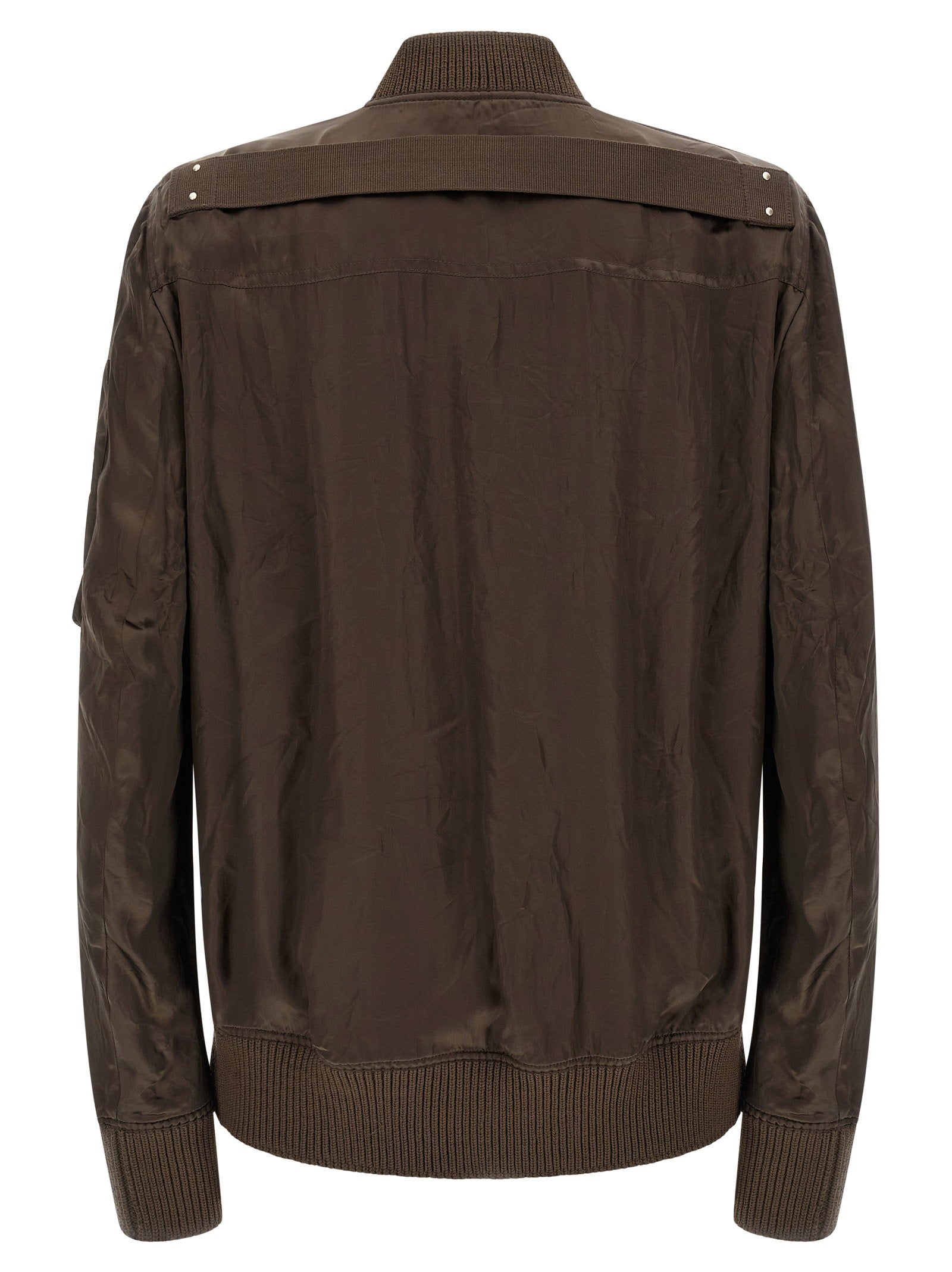 Rick Owens Classic Flight Bomber Jacket – 100% cupro - view 2