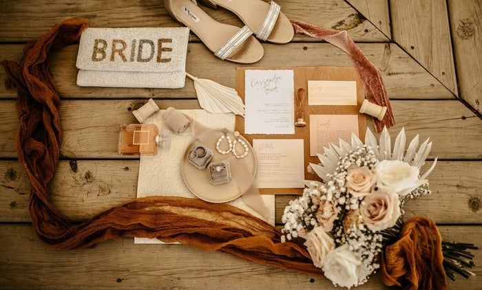fiftyflowers.com Toffee and Pale Nude Dried Spring Wedding - view 5