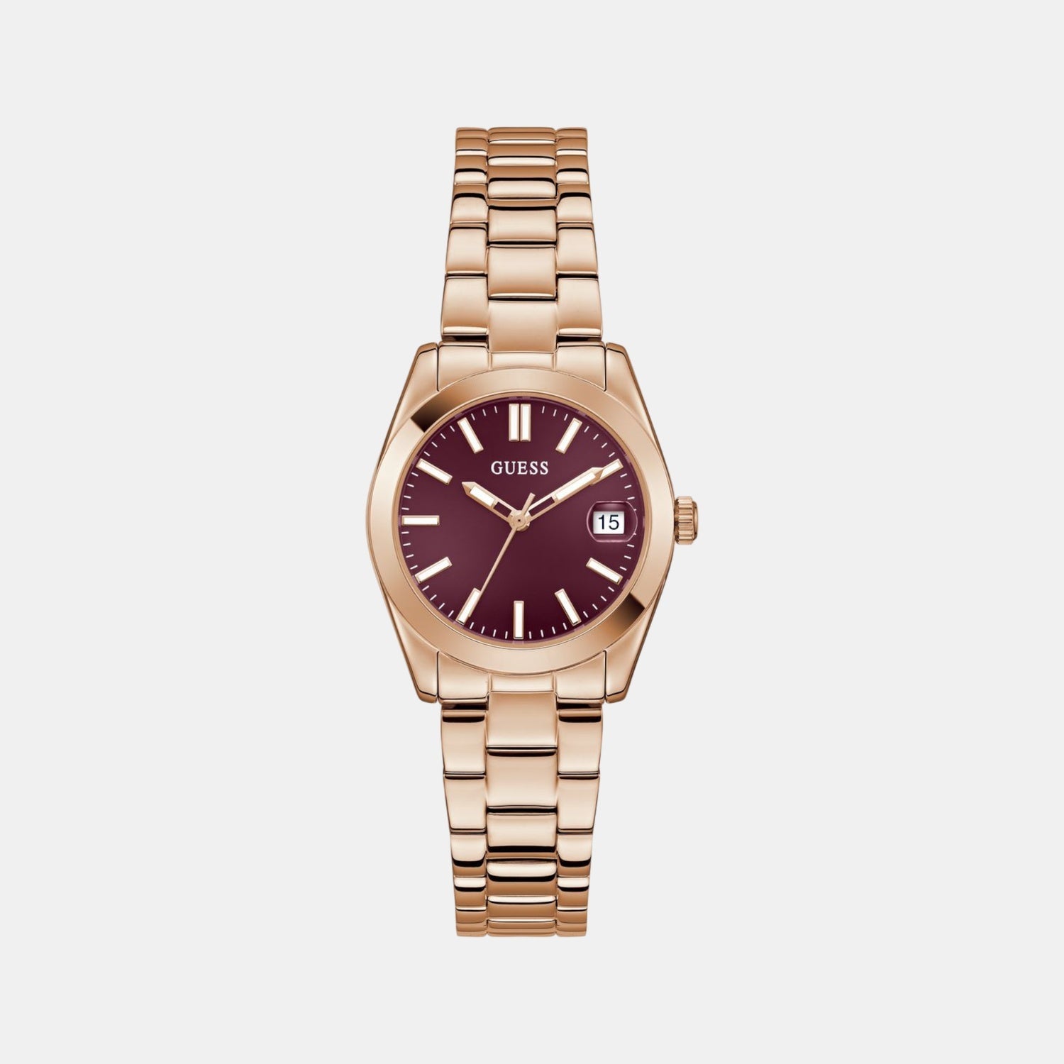 Guess Alice Women Quartz Red Dial Analog Recycled Steel Watch GW0934L5