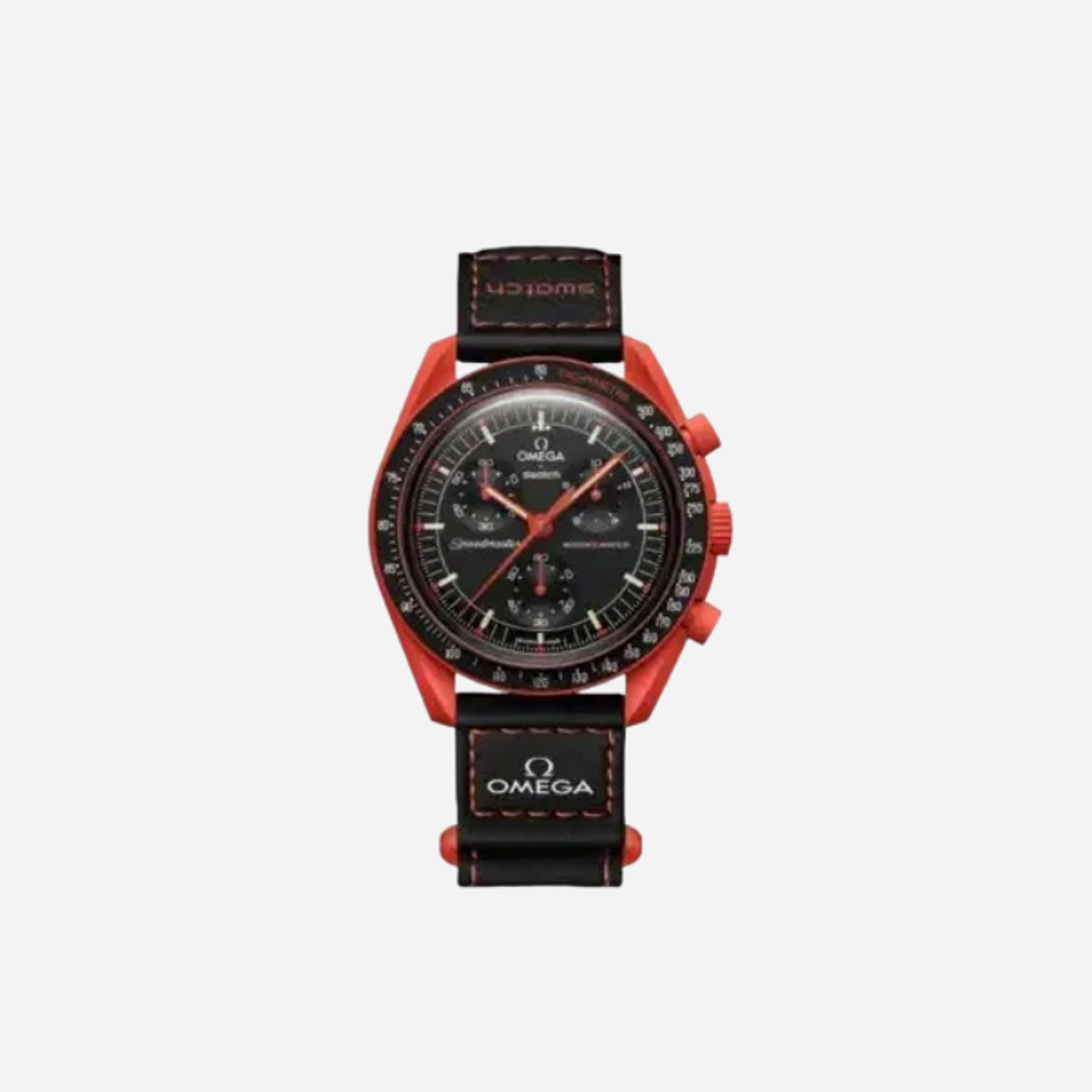 Swatch X Omega Bioceramic Moonswatch Mission On Earth - Lava