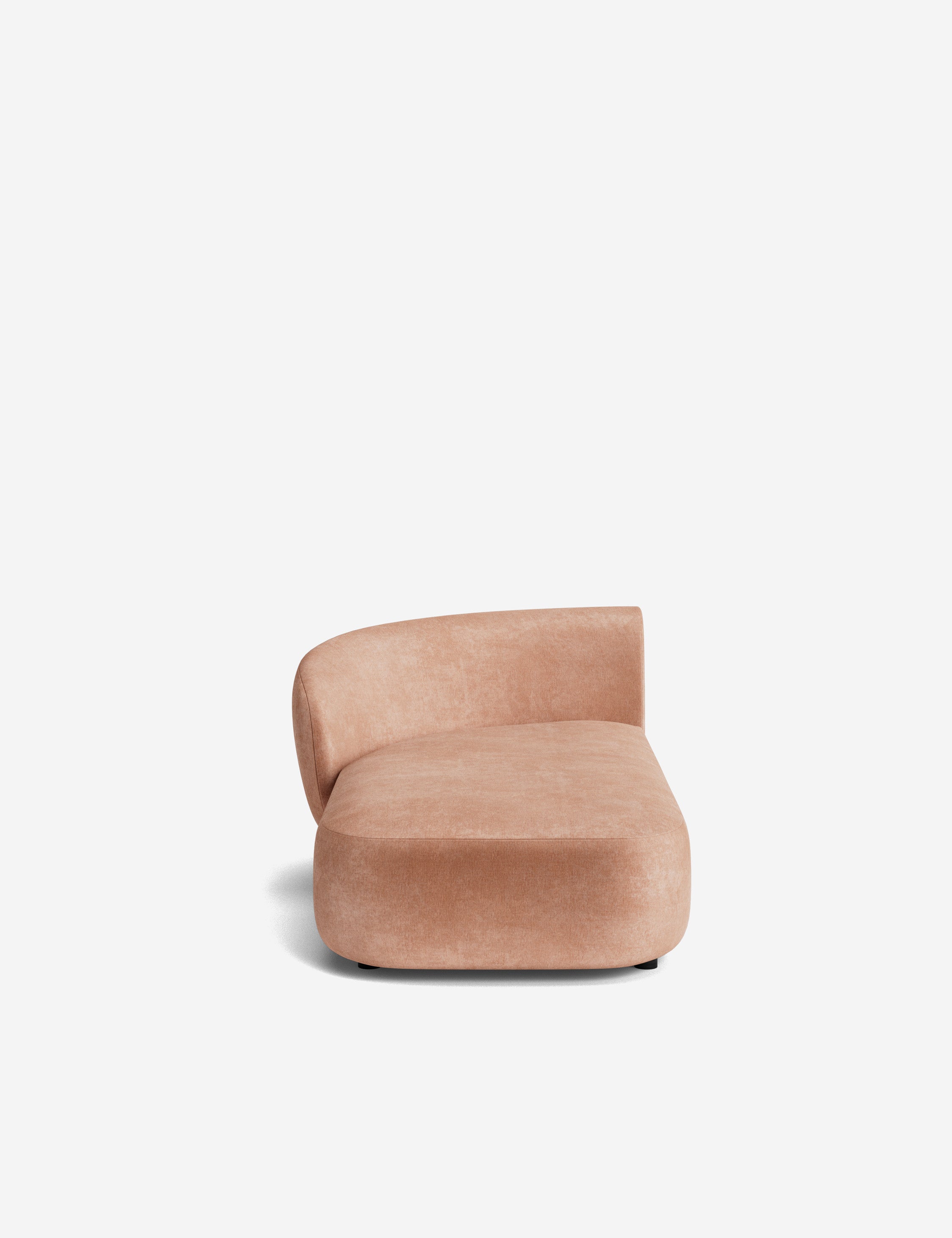 Lulu and Georgia Claret Modular Left Chaise - view 72