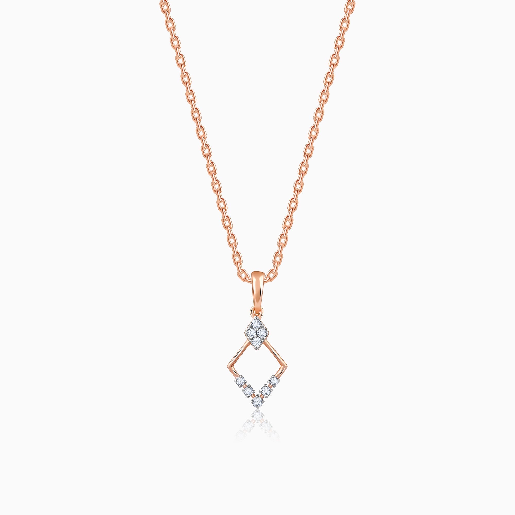 GIVA Jewellery Gold Funkeln Diamond Pendant