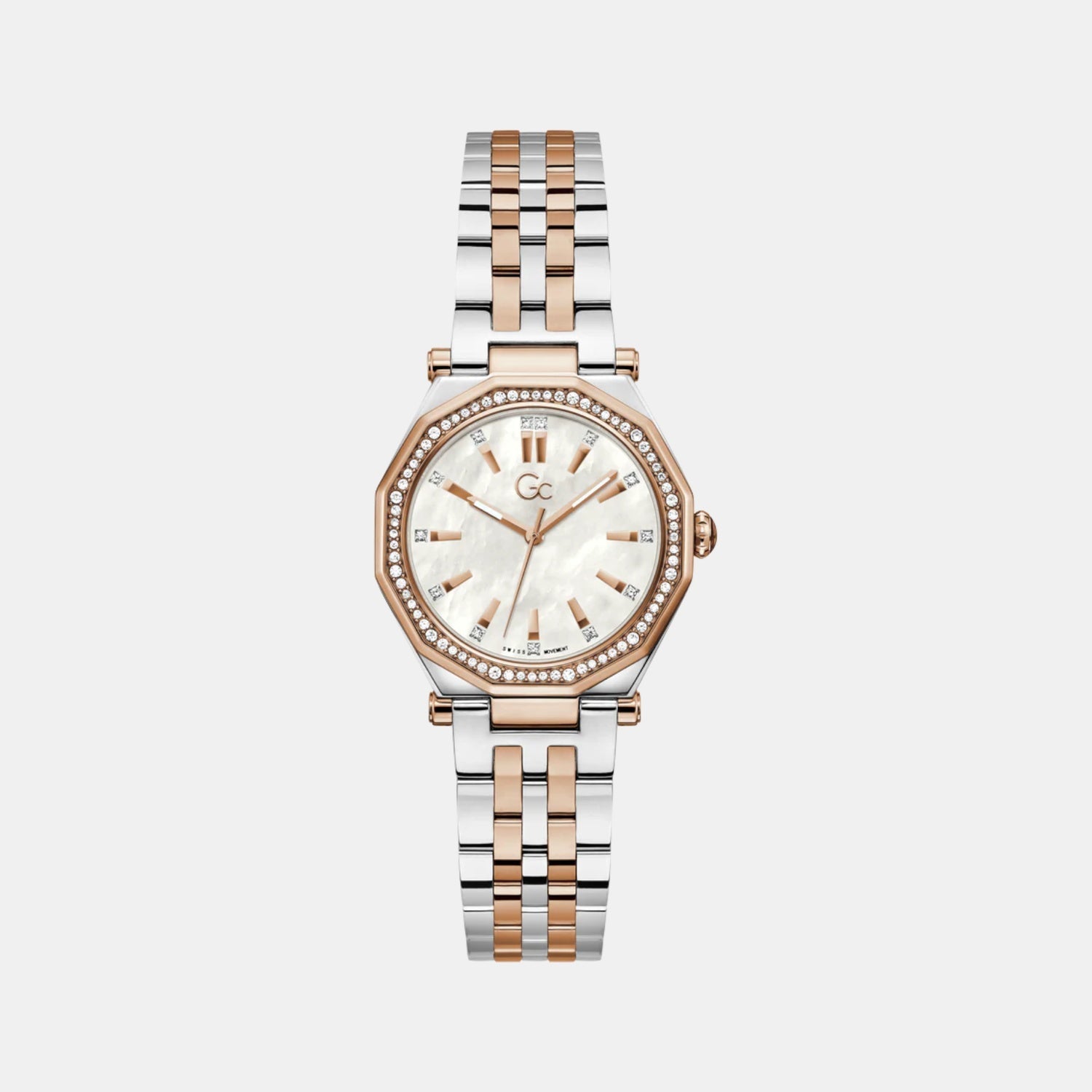 GC Gleam Women Quartz White Dial Analog Stainless Steel Watch Z55001L7