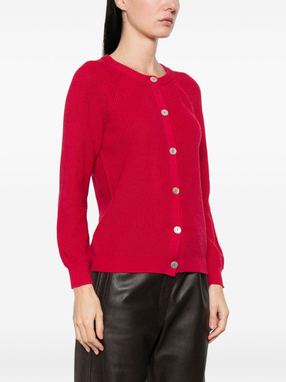 Beyou Cotton and cashmere cardigan – Cotton 85%, Cashmere 15% - view 2