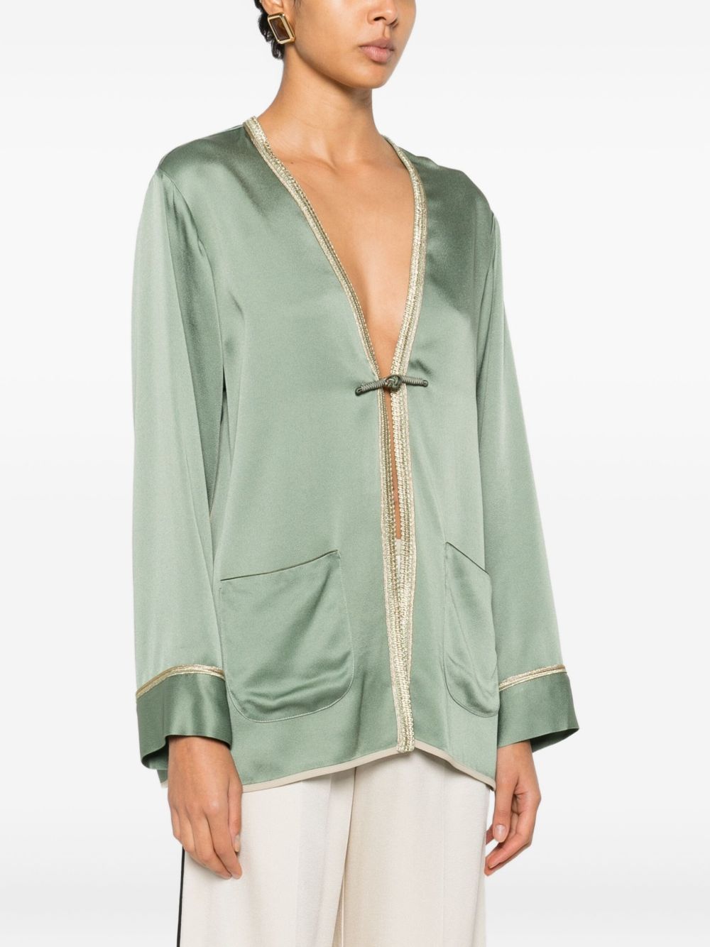 Forte Forte Kimono jacket – 74% Acrylic 26% Viscose - view 4