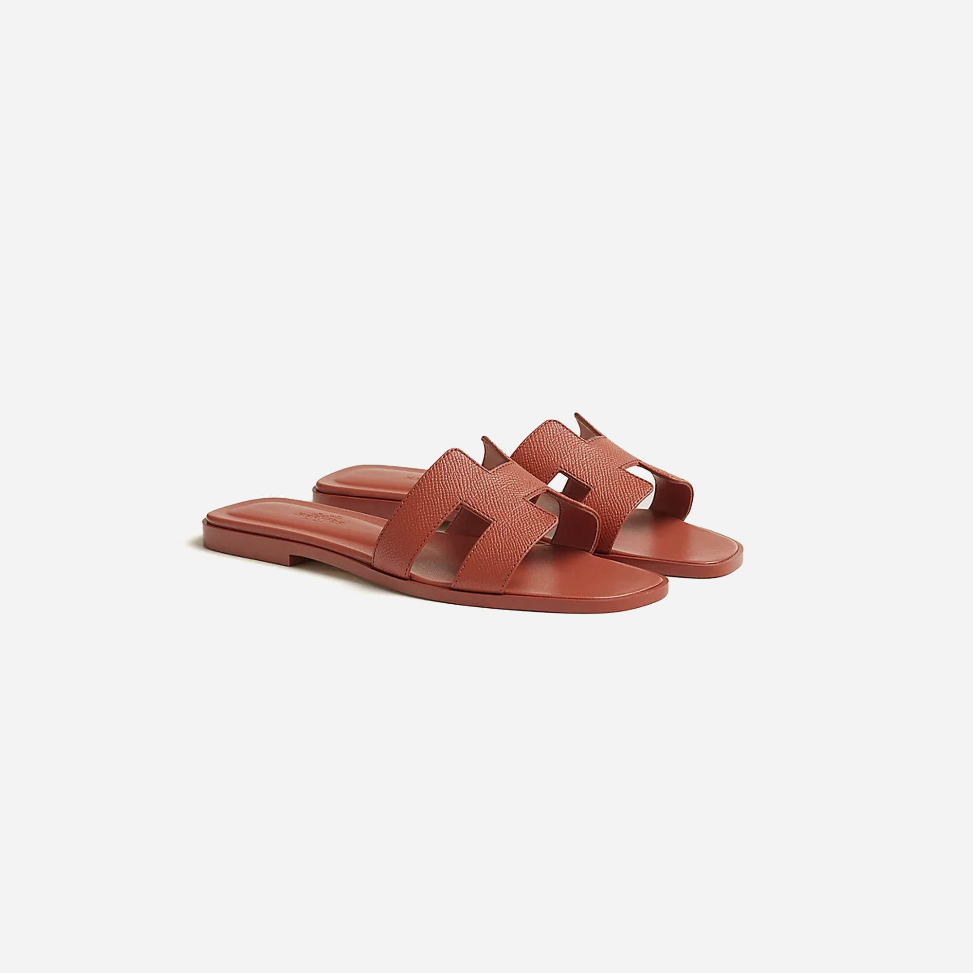 Hermes Oran sandal Orange Canyon - view 2