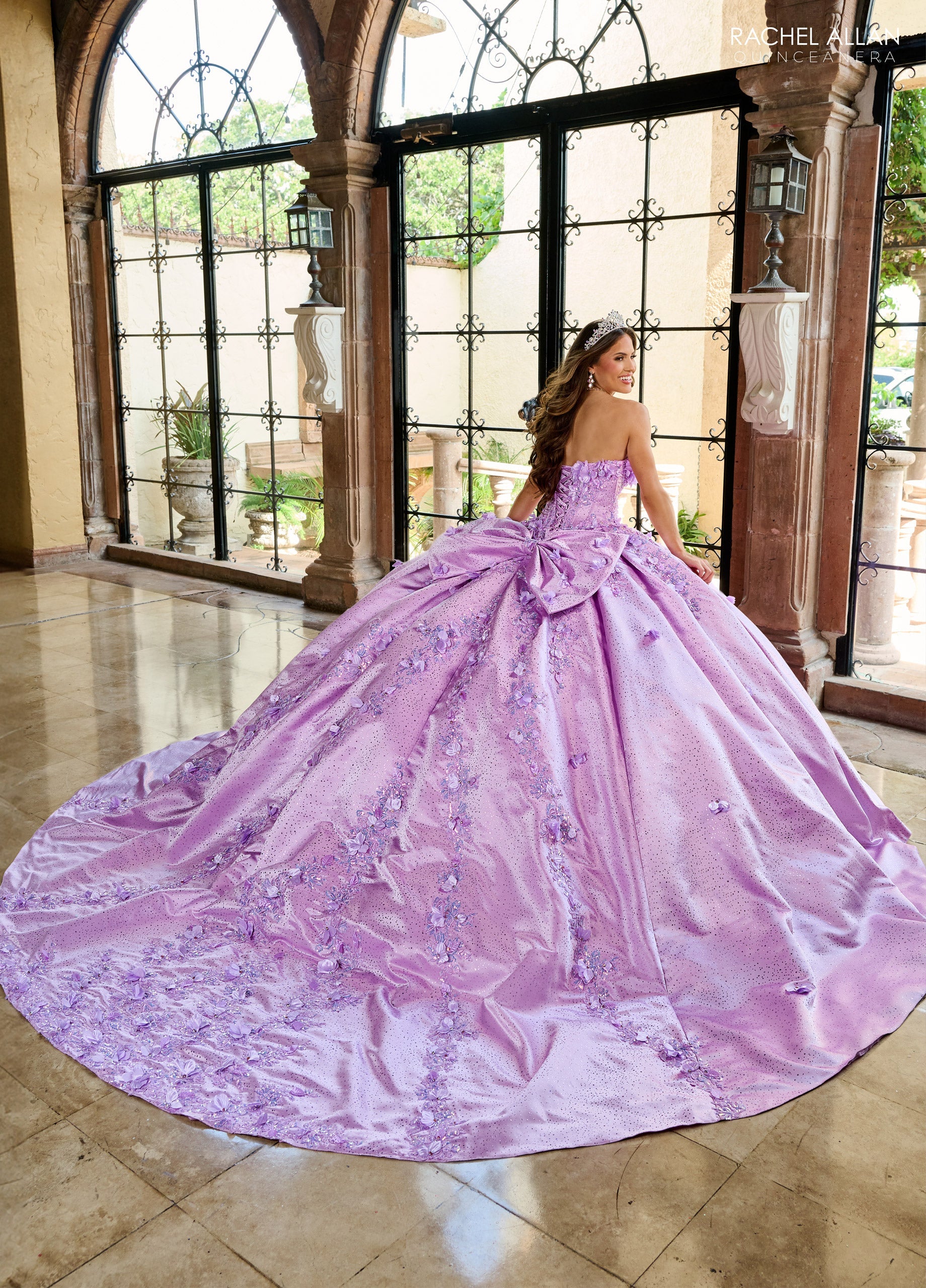 Mary's Bridal 3D Floral Sweetheart Quinceanera Dress by Rachel Allan RQ1157 - view 2
