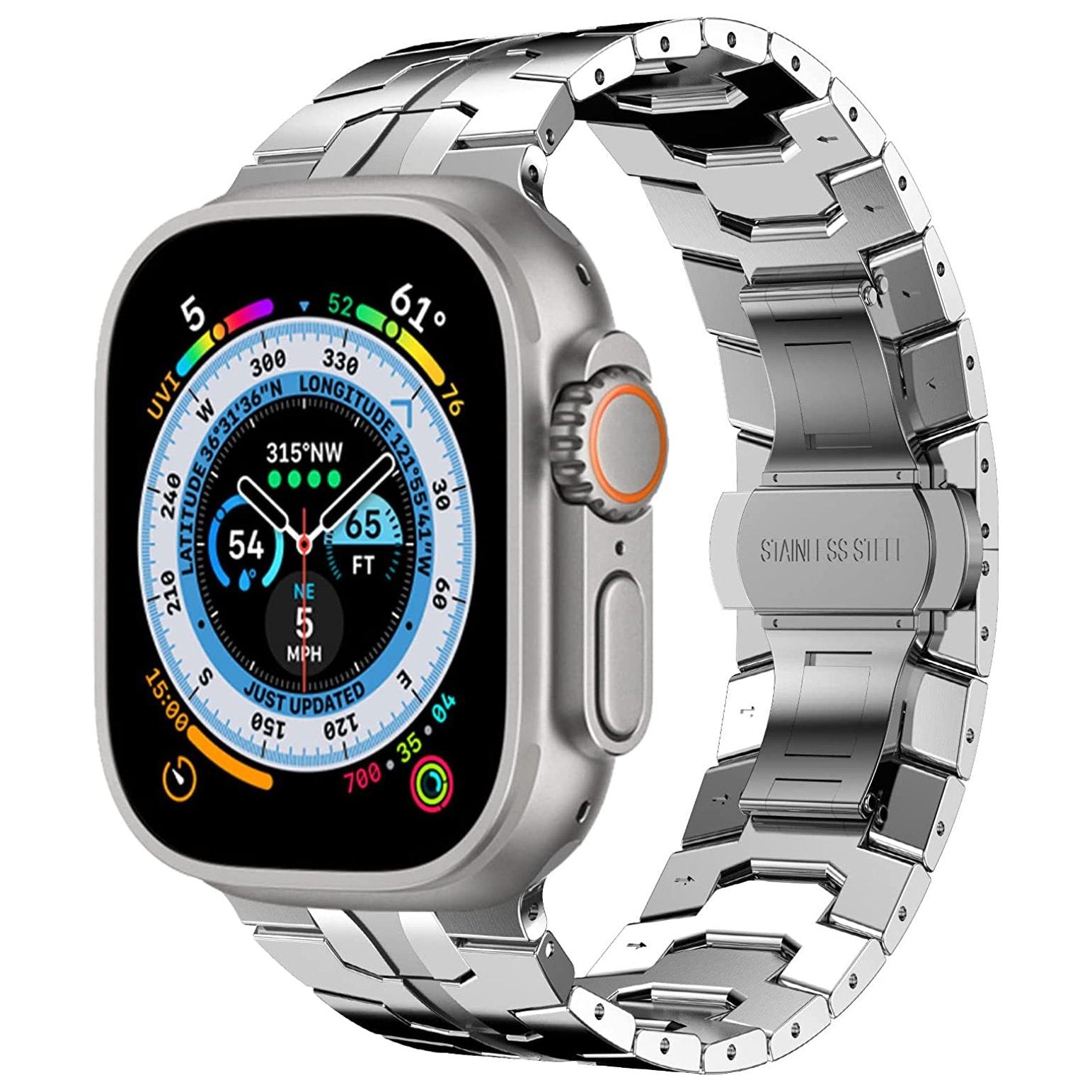 Million Cases Luxury Interwoven Metal Strap for Apple Watch - view 2