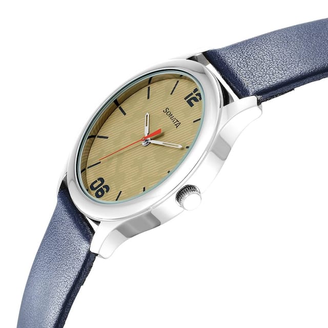 Sonata Camo Brown Analog Dial & Leather Strap - view 2
