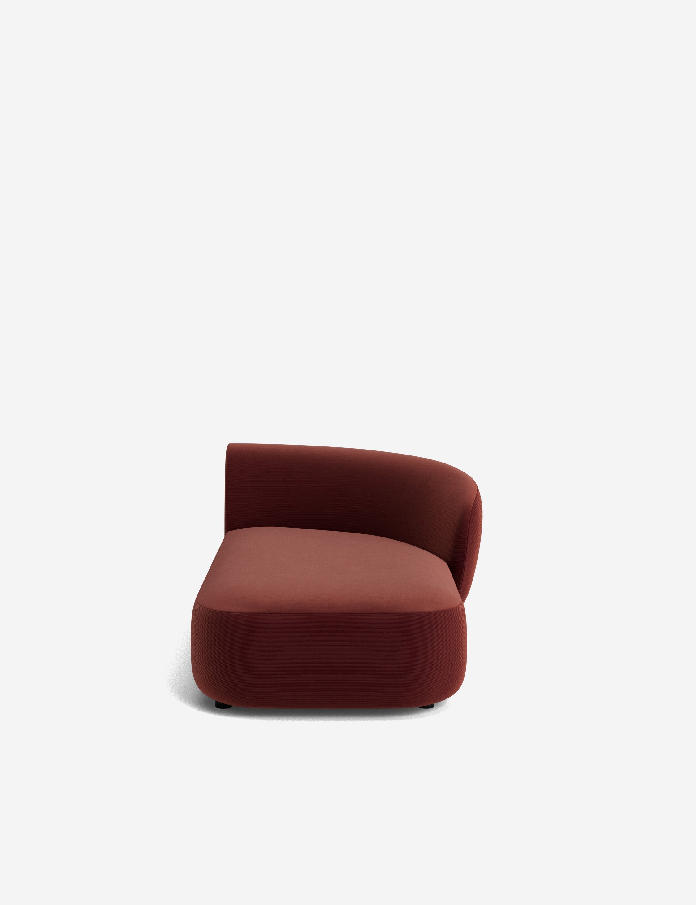 Lulu and Georgia Claret Modular Right Chaise - view 73