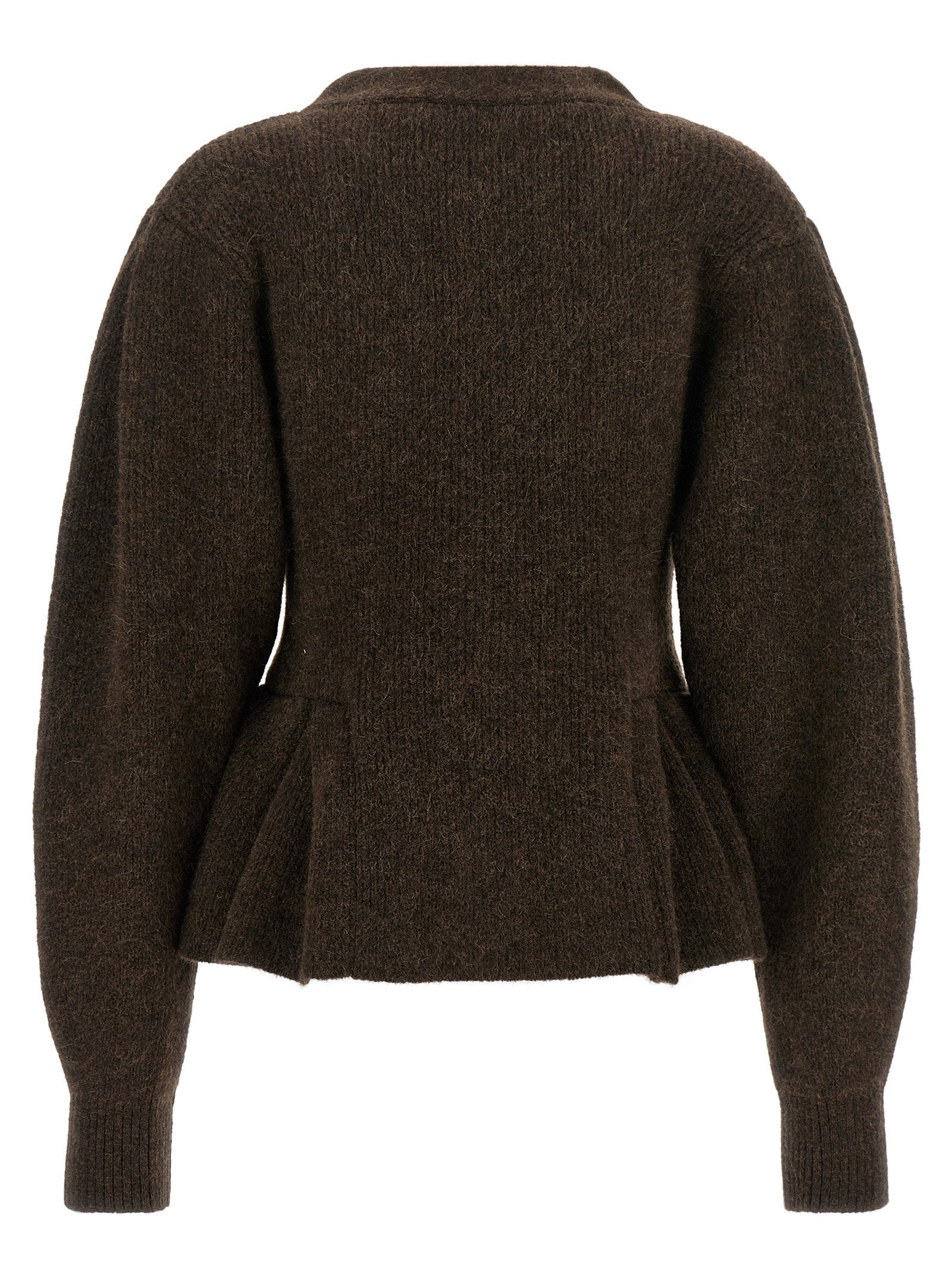 Rotate Birger Christensen Peplum Fund Cardigan - view 2