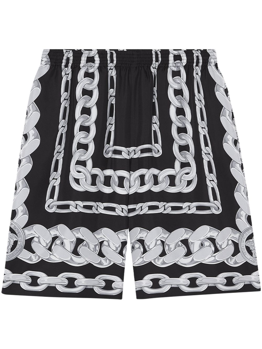Versace Medusa Chains Silk Shorts – Fabric 100%