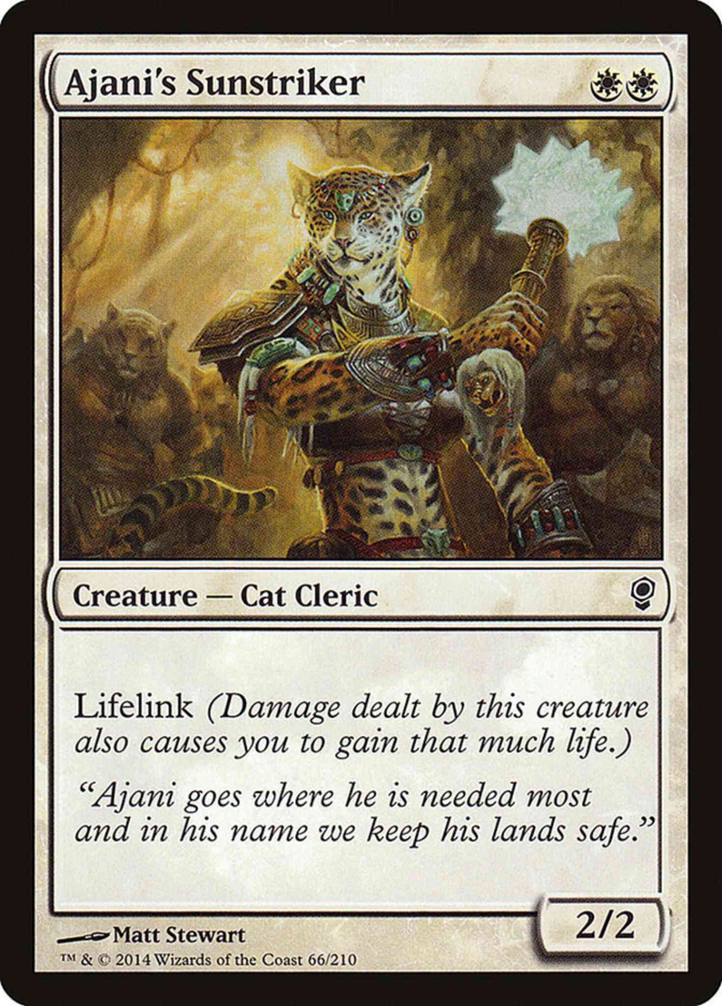 Sunstriker 66 conspiracy – Magic Ajani's Sunstriker [66] [Conspiracy] [Non-Foil]