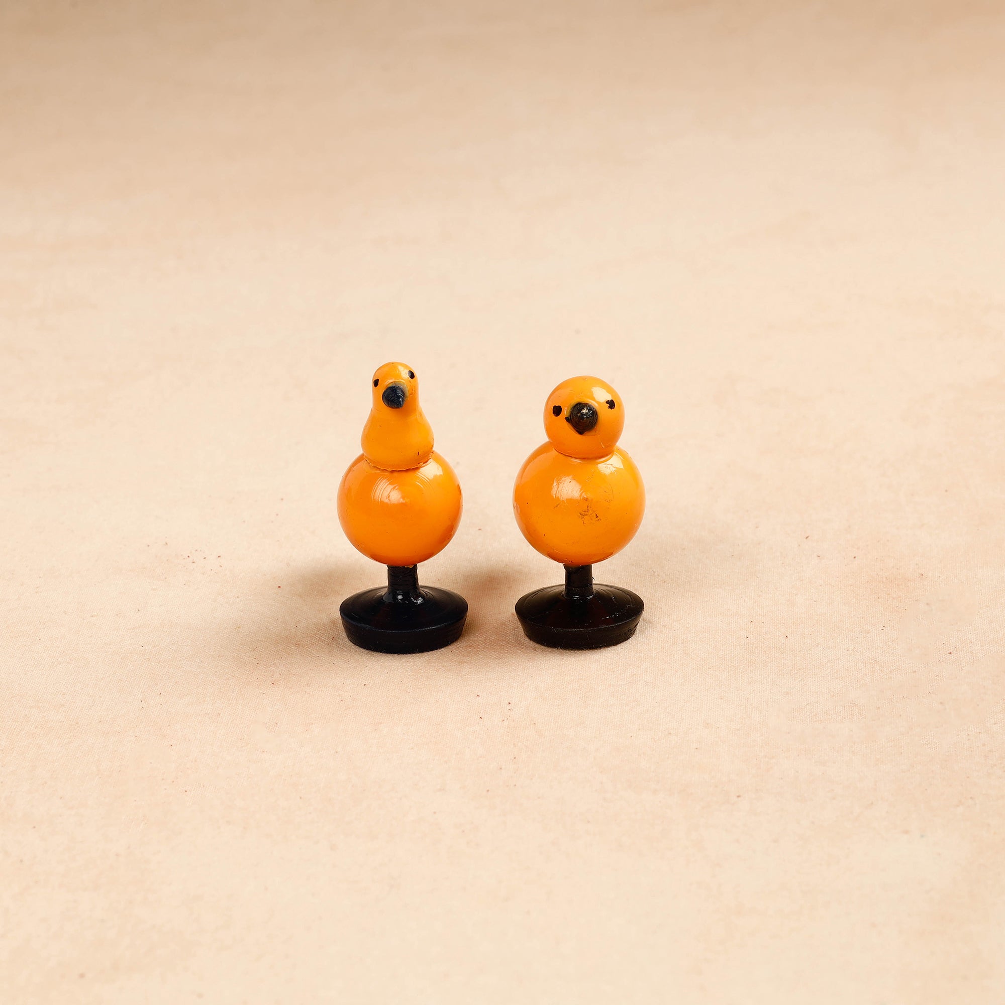 ITOKRI CRAFTS INITIATIVE Baby Birds - Etikoppaka Handcrafted Wooden Decor Item