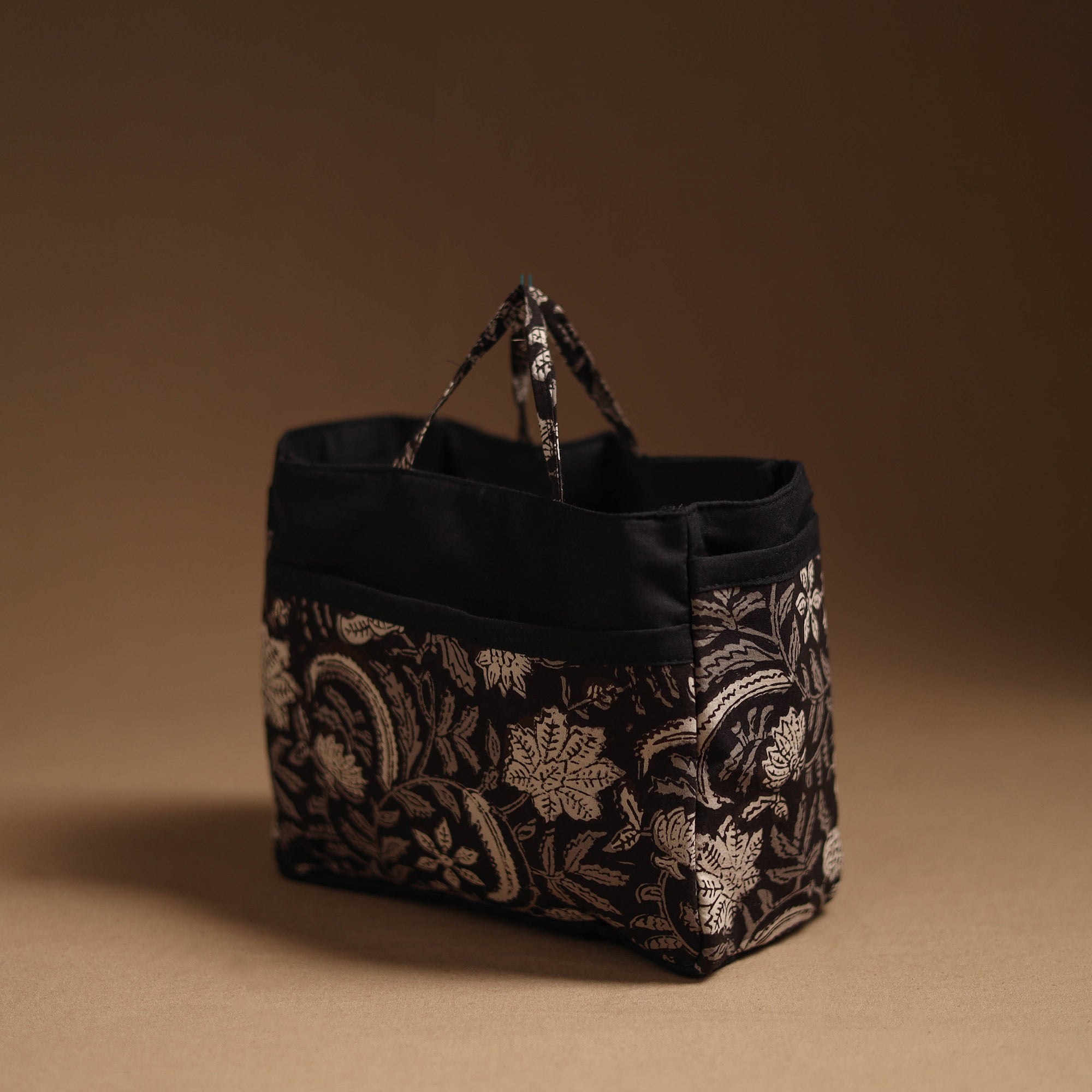 NOORI BAZAR Brown - Handcrafted Cotton Cosmetic/Toiletry Bag 09 - view 2