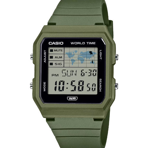 Casio Vintage Black Dial Unisex 33.7mm D398