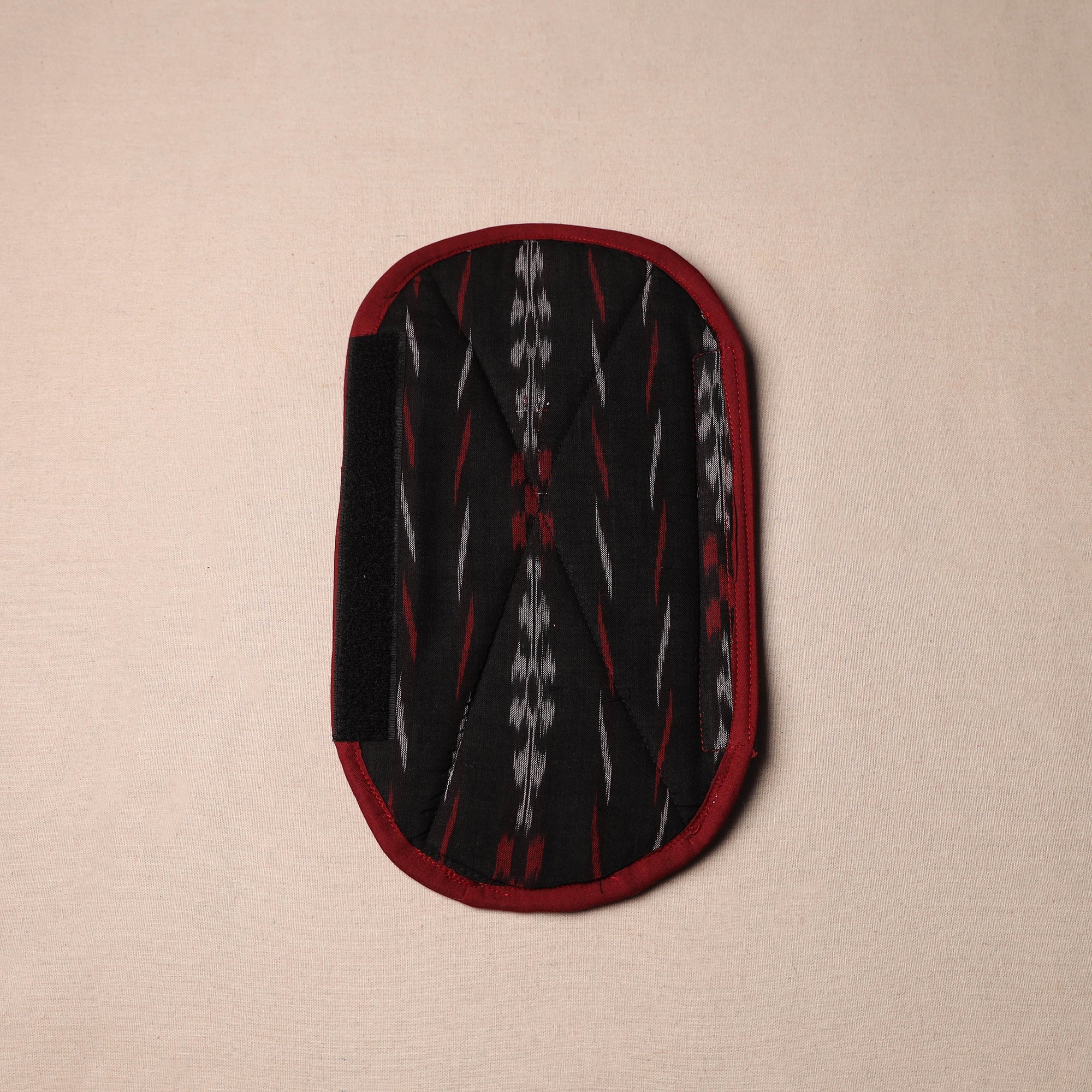 JALPARI Black - Handmade Cotton Fridge Handle Cover 06 - view 2