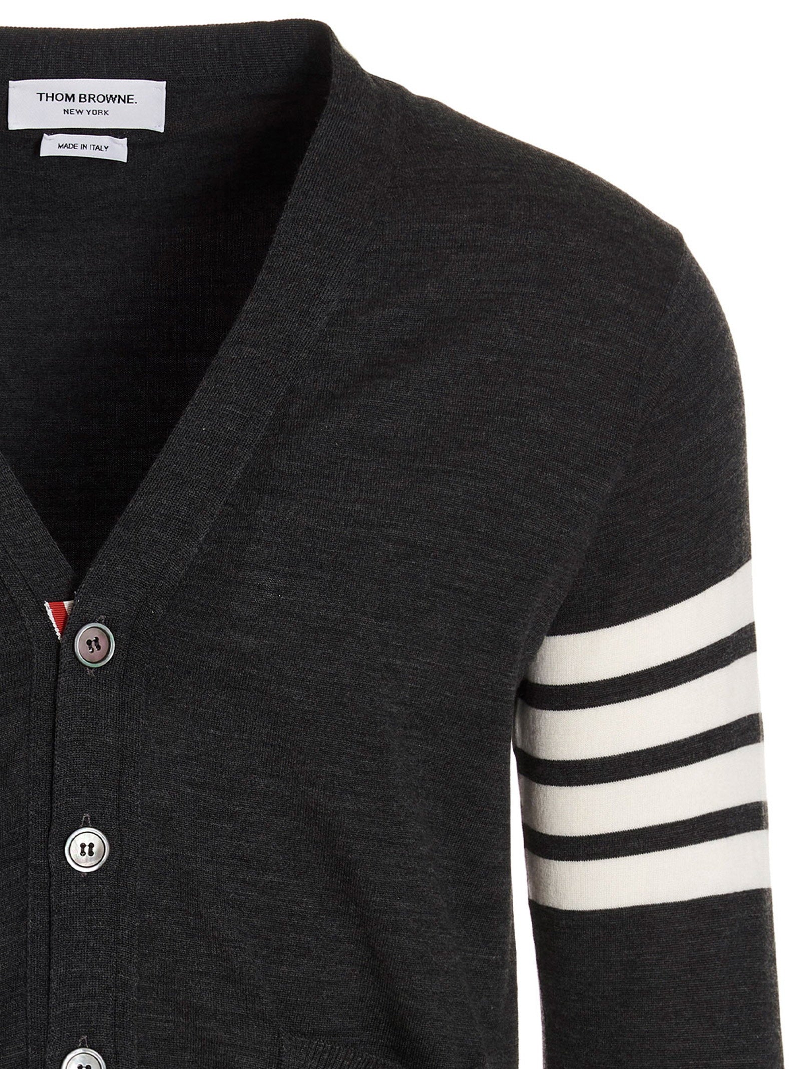 Thom Browne Merino Wool Cardigan – 100% merino wool - view 3