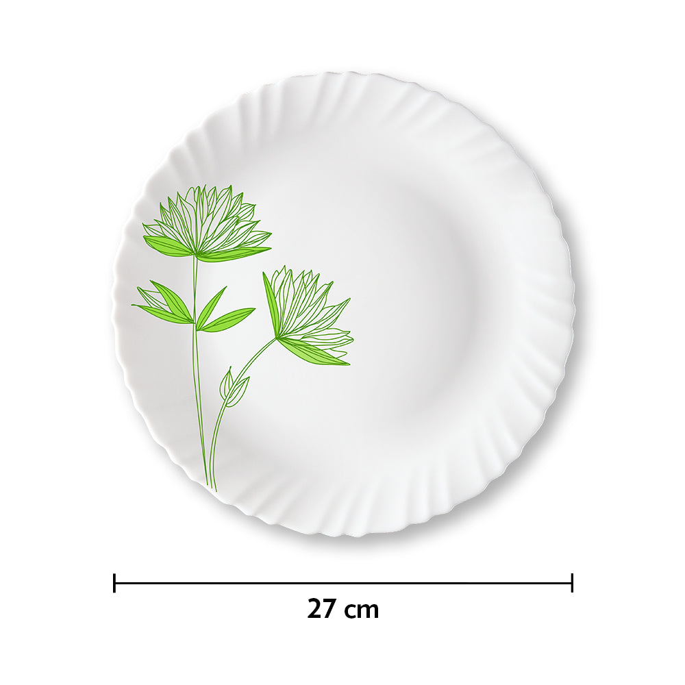 My Borosil Larah by Borosil Green Lily Full Plate Set - view 6