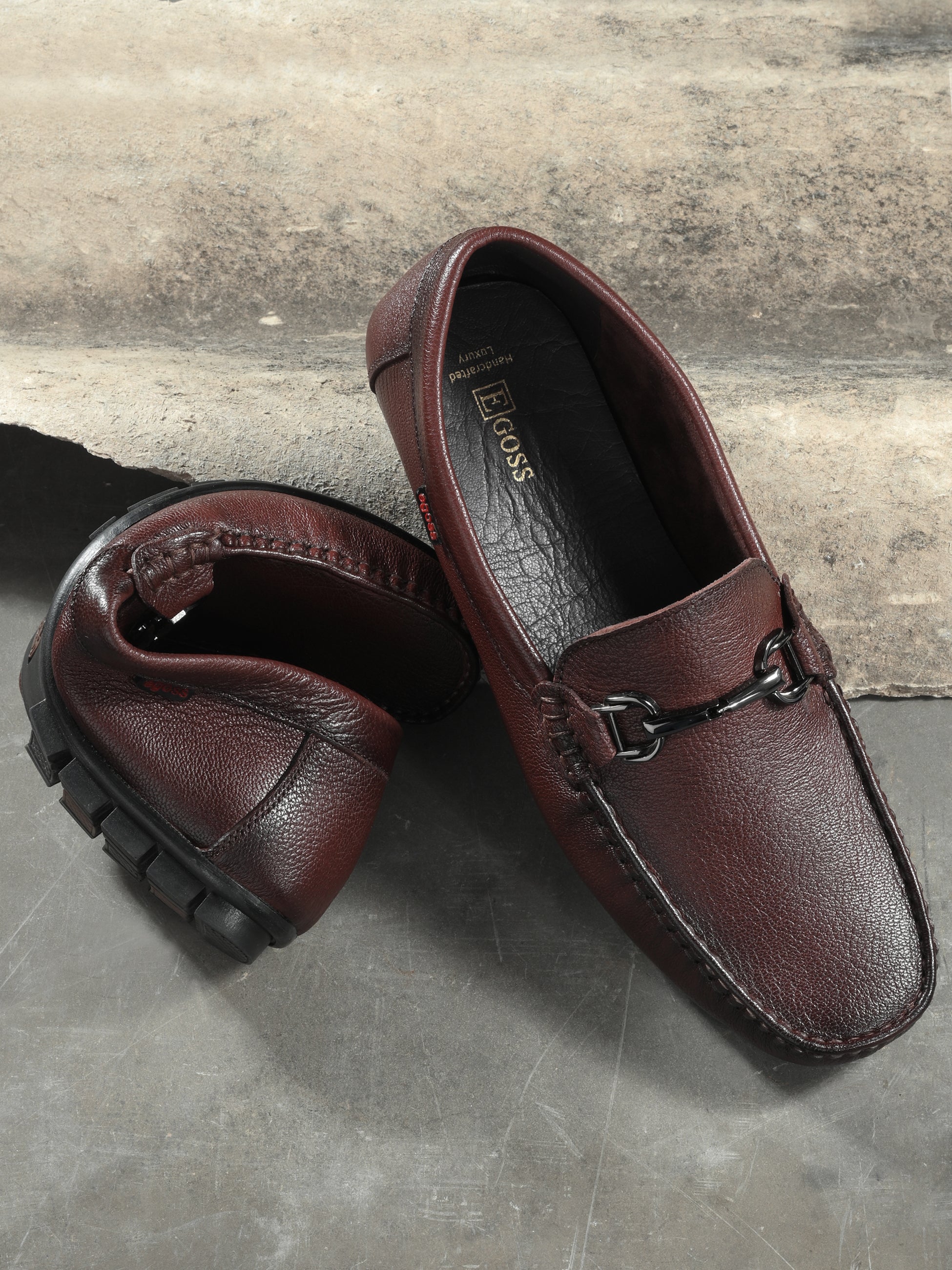 Egoss Shoes Egoss Casual Leather Loafers For Men - view 14
